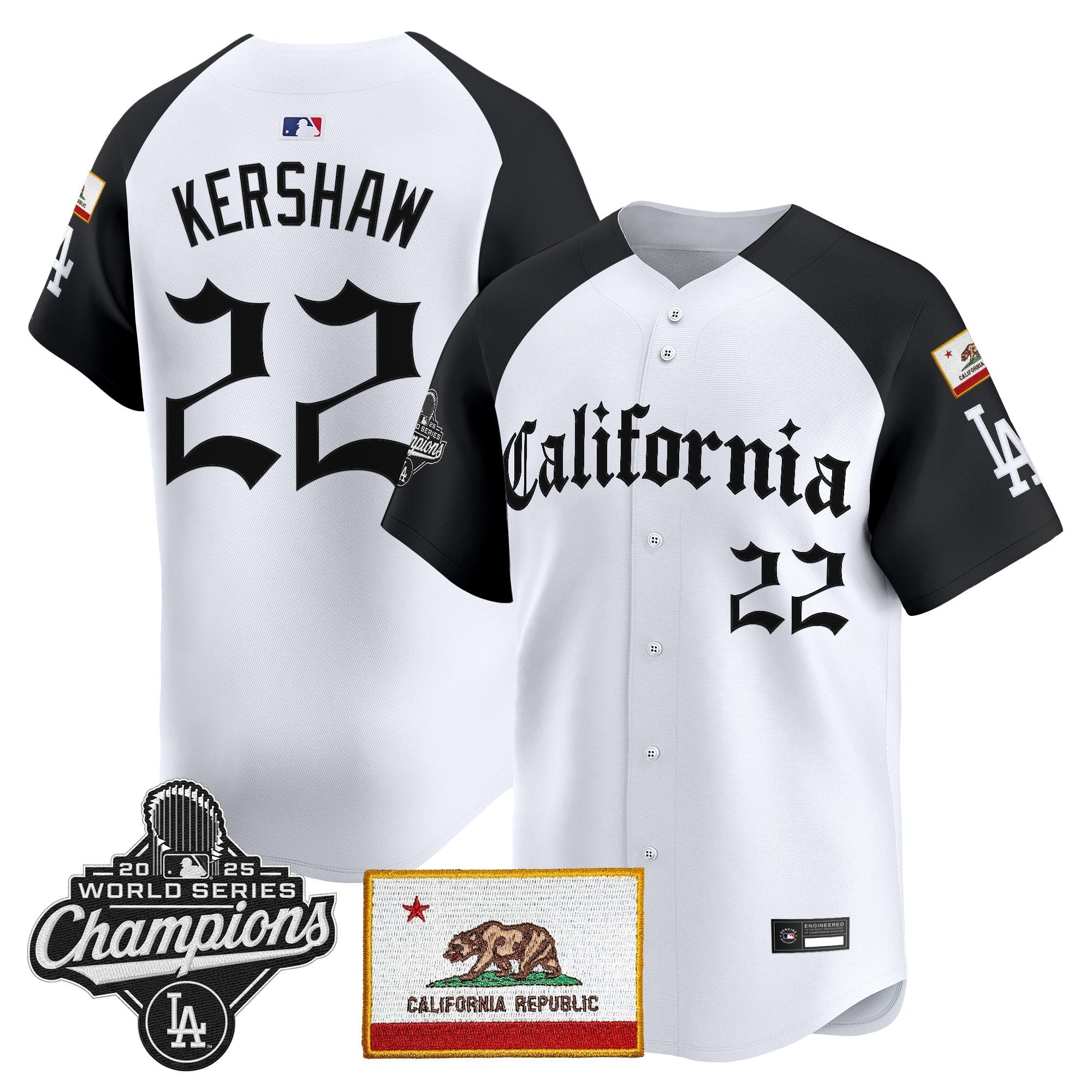 Men's Los Angeles Dodgers "California Gothic Edition" Vapor Premier Limited Jersey - All Stitched