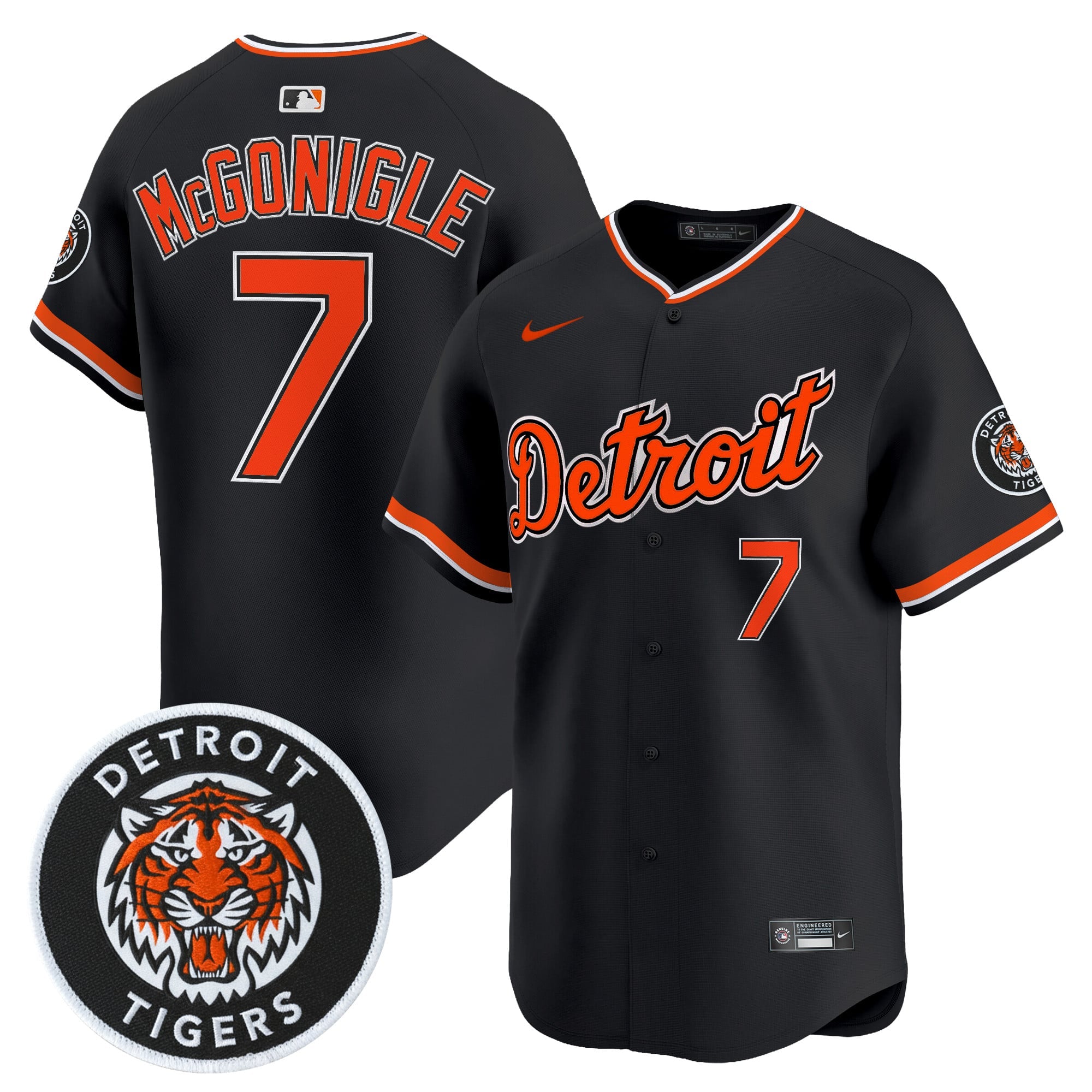 Men's Detroit Tigers 2026 Alternate Vapor Premier Limited Jersey - All Stitched