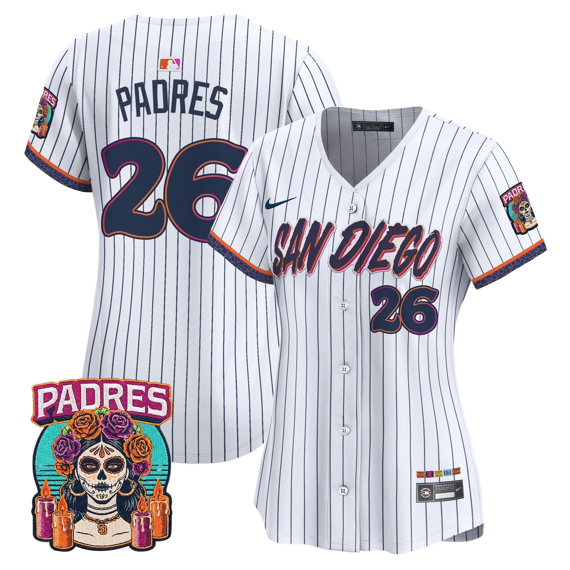 Women's San Diego Padres 2026 City Connect Vapor Premier Limited Jersey - All Stitched