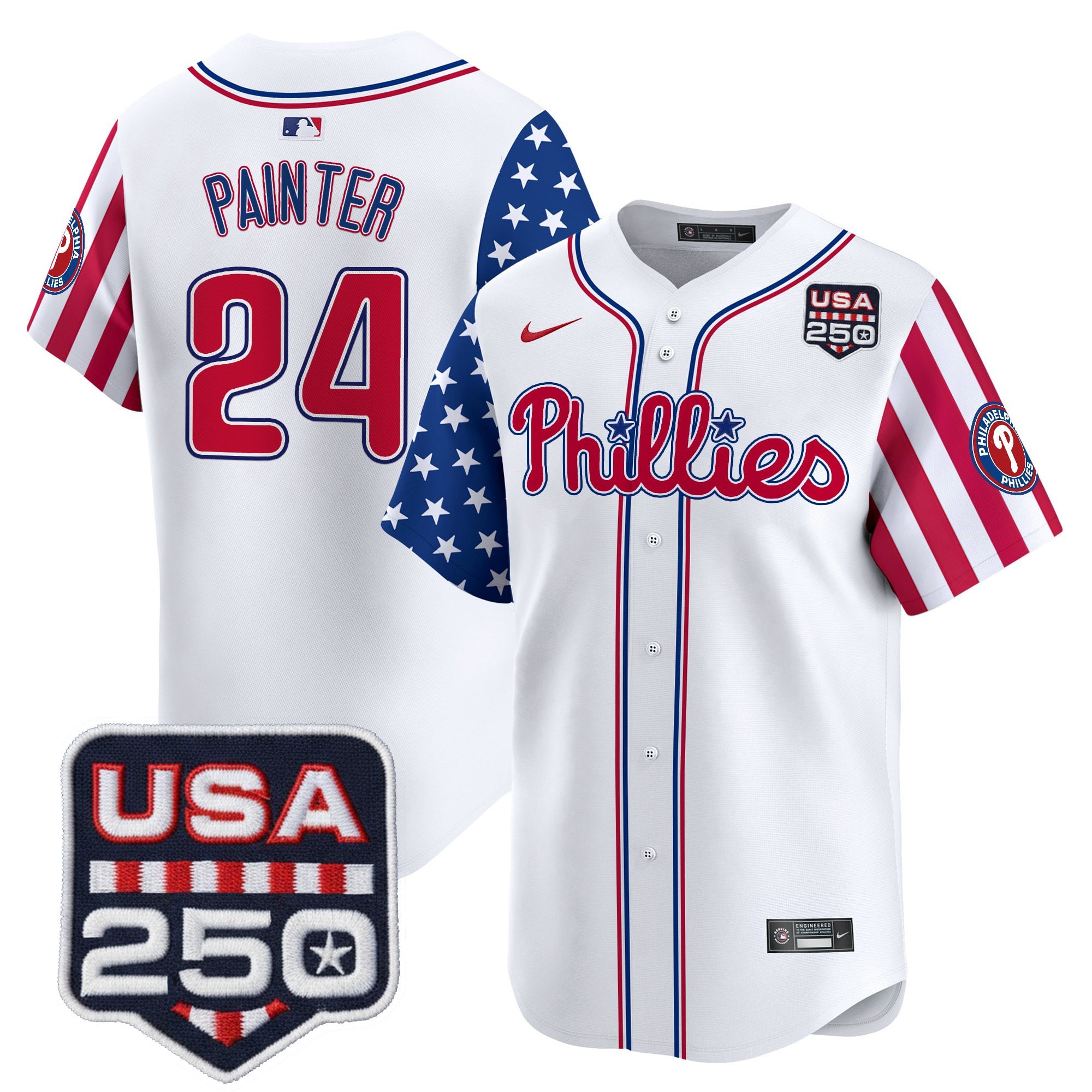 Men's Philadelphia Phillies America250 Edition Vapor Premier Limited Jersey - All Stitched