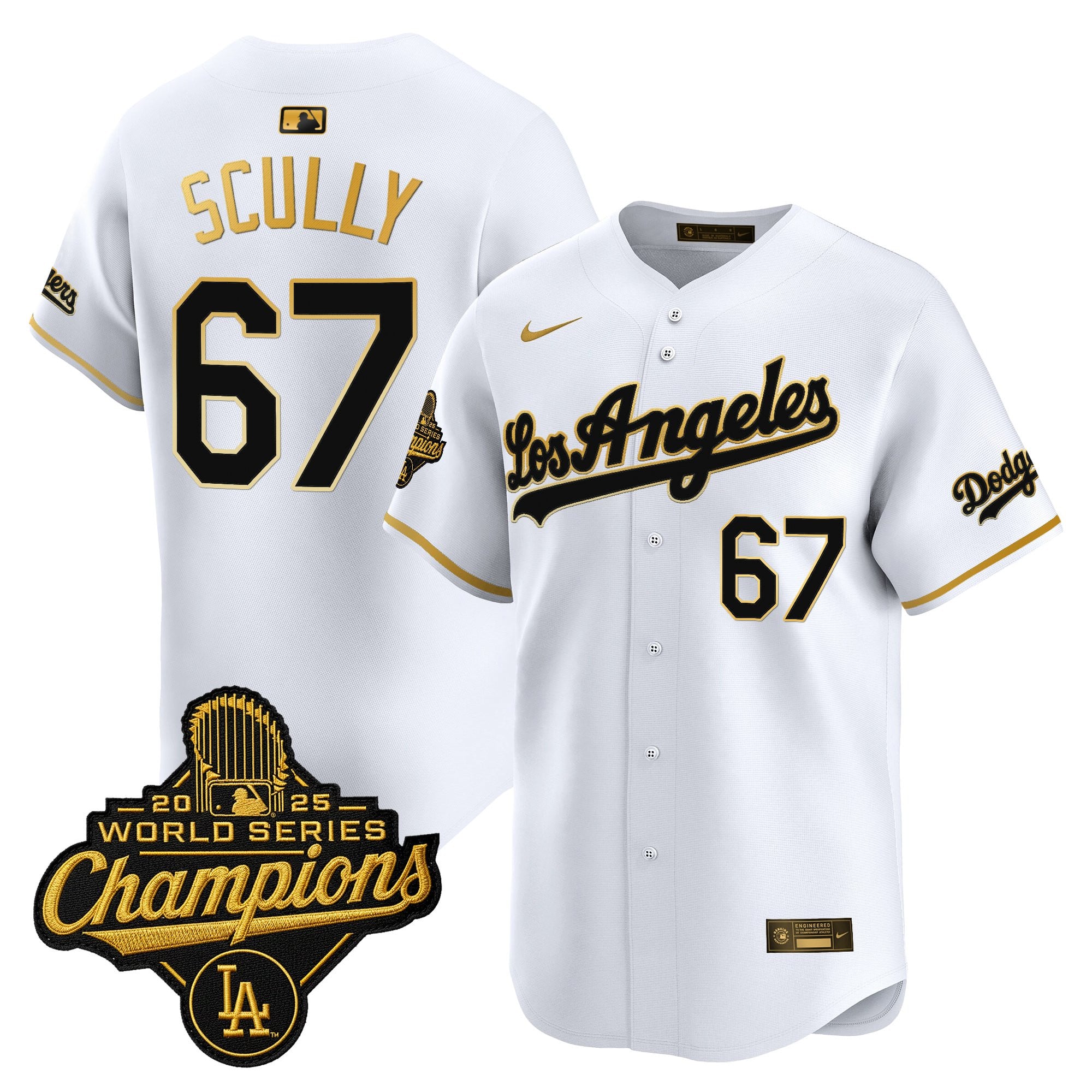 Men's Dodgers 2026 Vapor Premier Limited Jersey - World Series Champions Edition - All Stitched