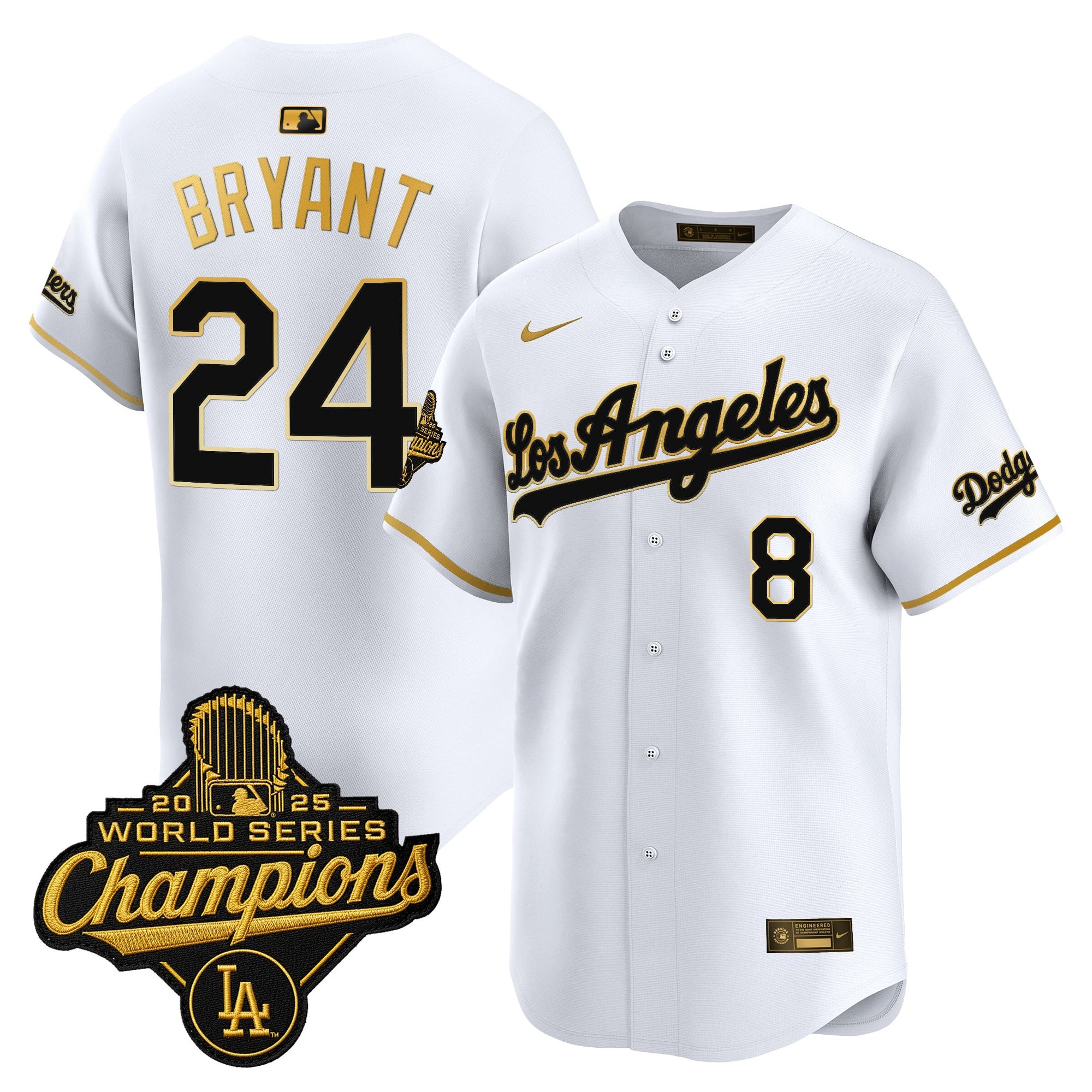 Men's Dodgers 2026 Vapor Premier Limited Jersey - World Series Champions Edition - All Stitched