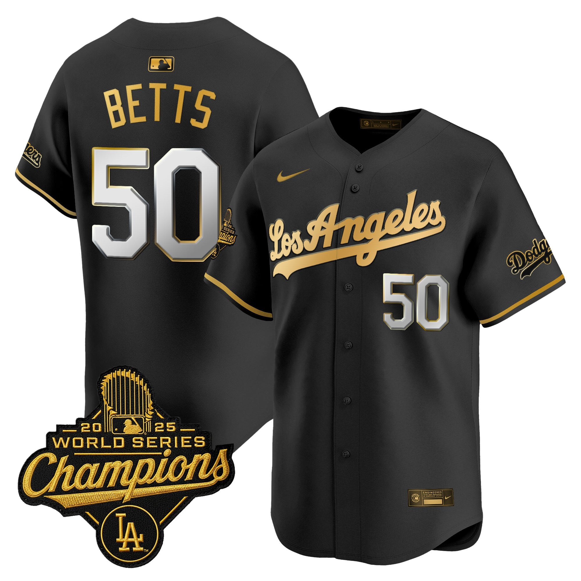Men's Dodgers 2026 Vapor Premier Limited Jersey - World Series Champions Edition - All Stitched