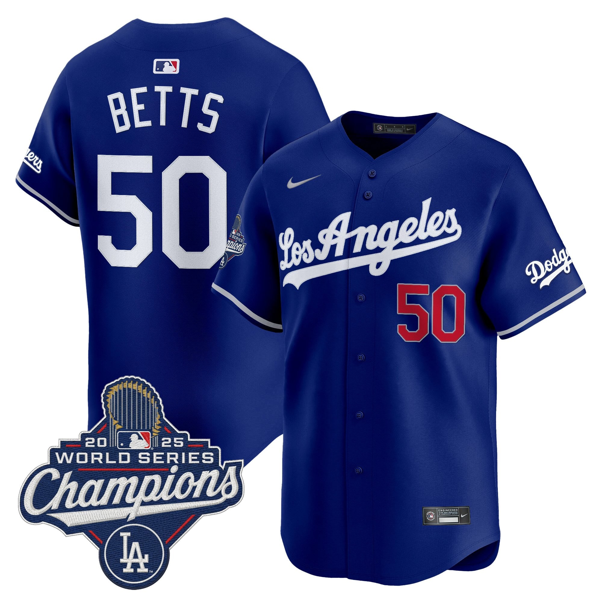 Men's Dodgers 2026 Vapor Premier Limited Jersey - World Series Champions Edition - All Stitched