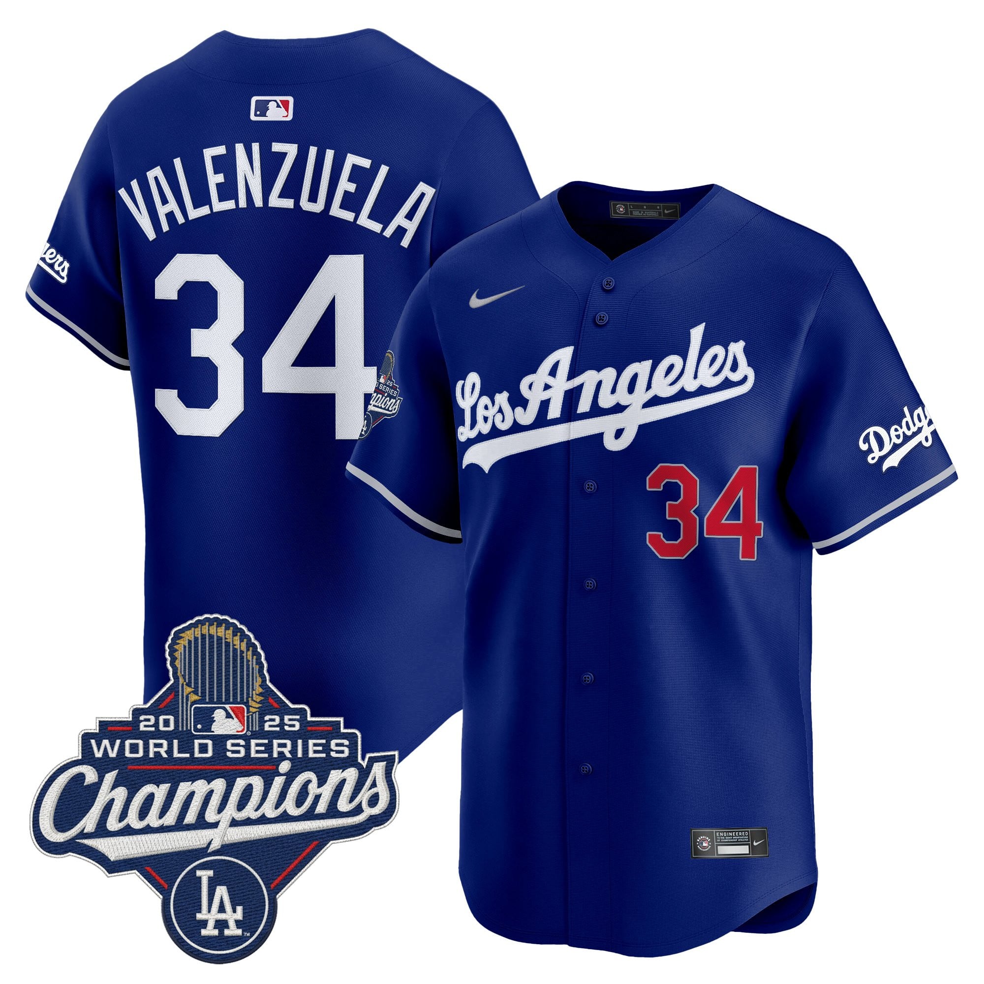 Men's Dodgers 2026 Vapor Premier Limited Jersey - World Series Champions Edition - All Stitched