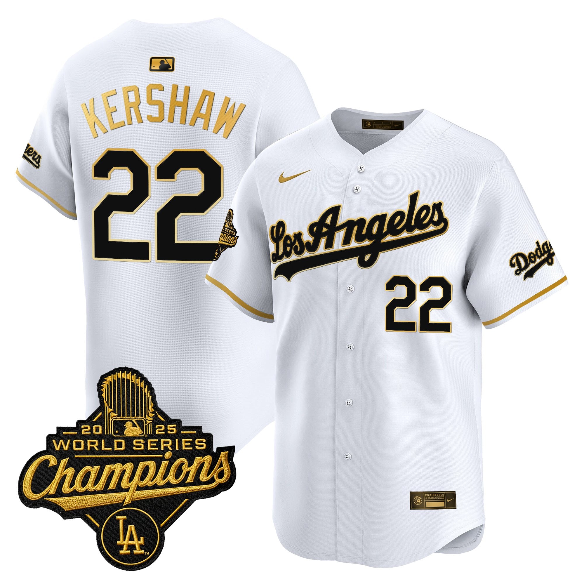 Men's Dodgers 2026 Vapor Premier Limited Jersey - World Series Champions Edition - All Stitched
