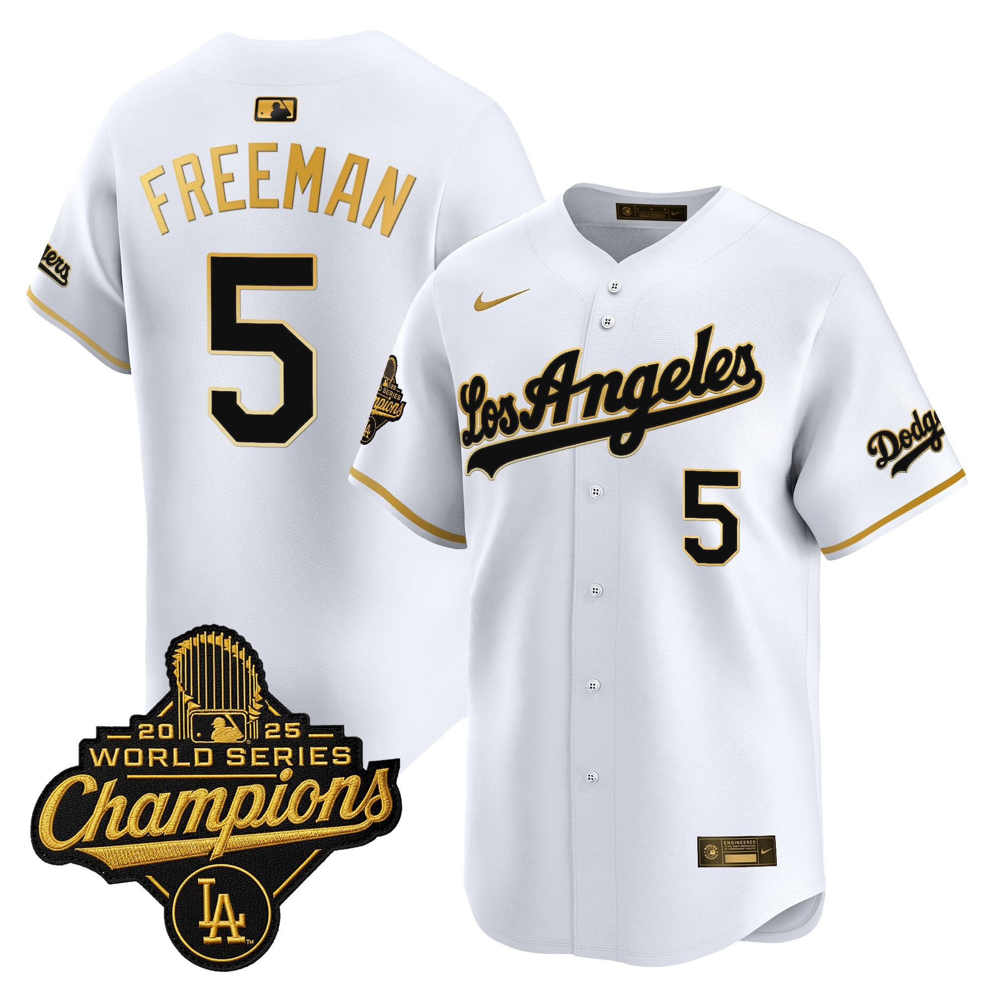 Men's Dodgers 2026 Vapor Premier Limited Jersey - World Series Champions Edition - All Stitched
