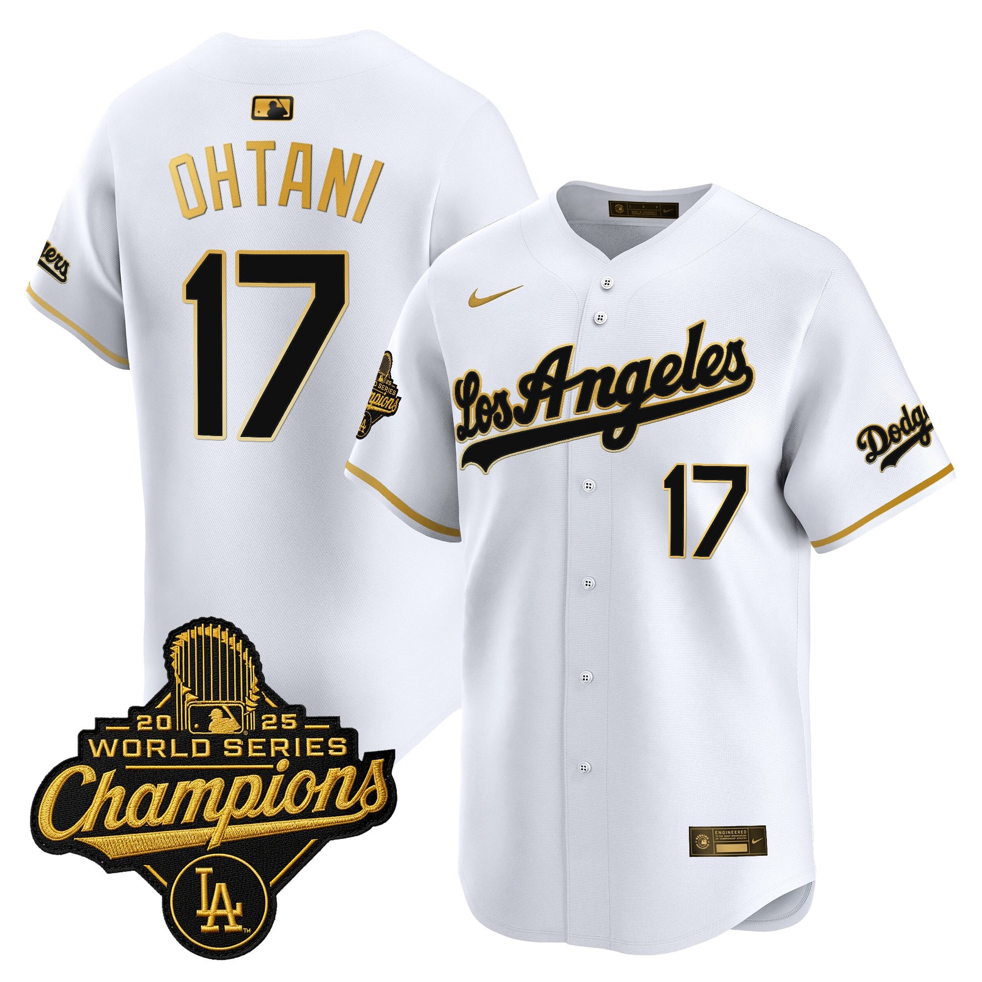 Men's Dodgers 2026 Vapor Premier Limited Jersey - World Series Champions Edition - All Stitched