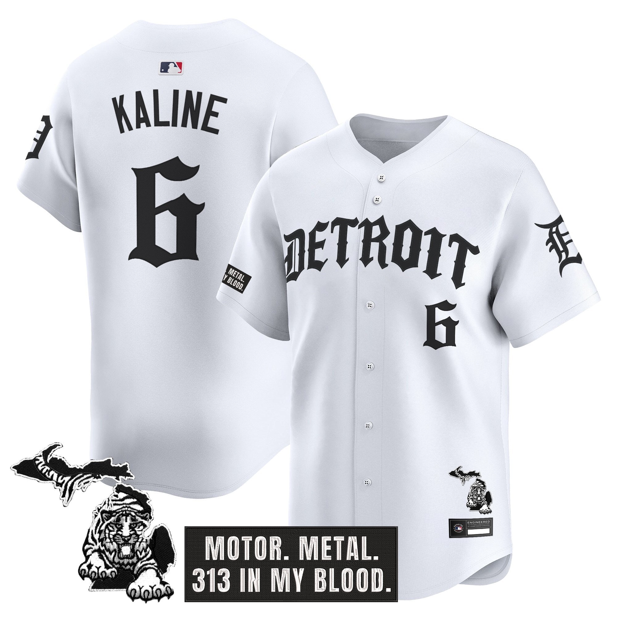 Men's Detroit Tigers 'Old English Edition' Vapor Premier Limited Jersey - All Stitched
