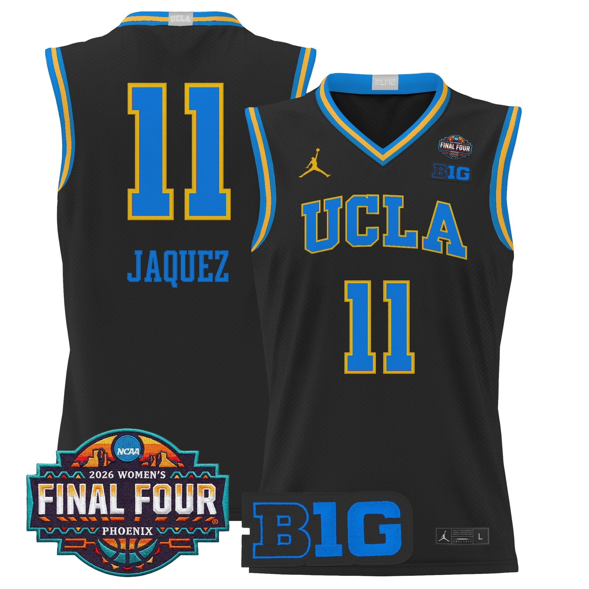 Men's size UCLA Bruins 2026 Women's Tournament Final Four Basketball Jersey - All Stitched