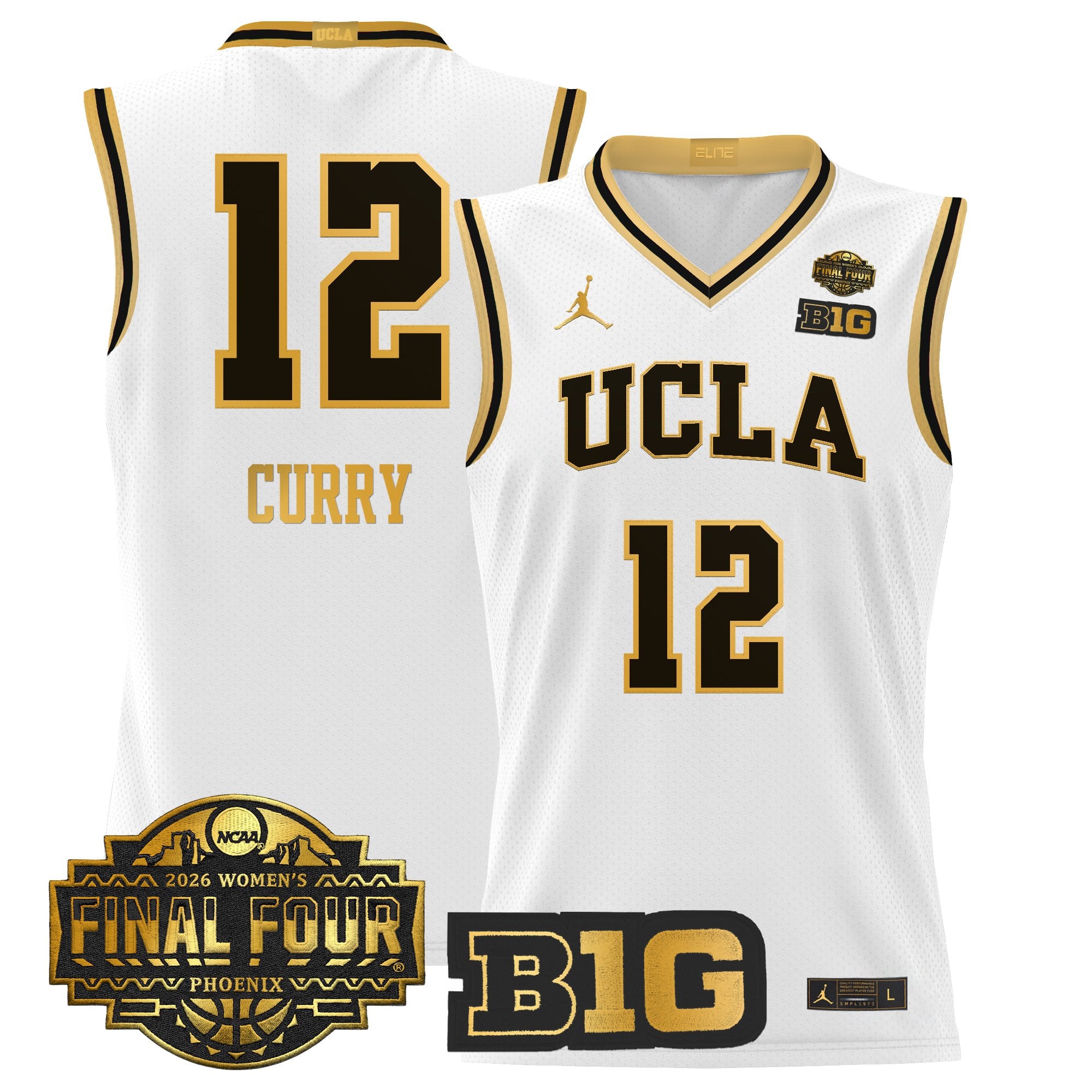 Men's size UCLA Bruins 2026 Women's Tournament Final Four Basketball Jersey - All Stitched