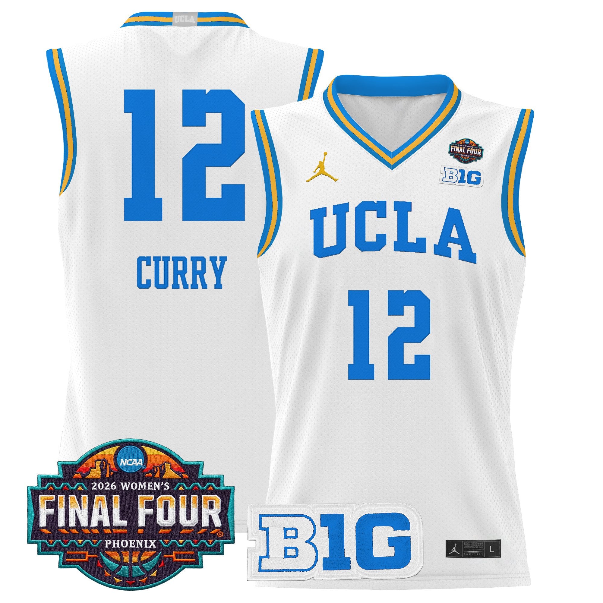 Men's size UCLA Bruins 2026 Women's Tournament Final Four Basketball Jersey - All Stitched