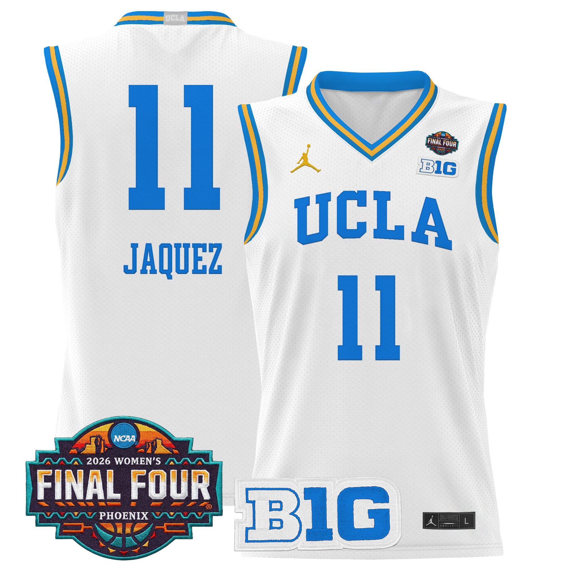 Men's size UCLA Bruins 2026 Women's Tournament Final Four Basketball Jersey - All Stitched