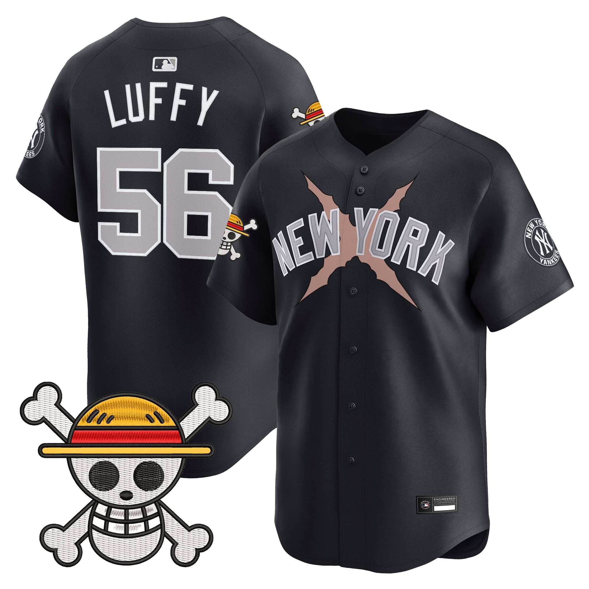 Men's New York Yankees x One Piece Vapor Premier Limited Jersey - Stitched