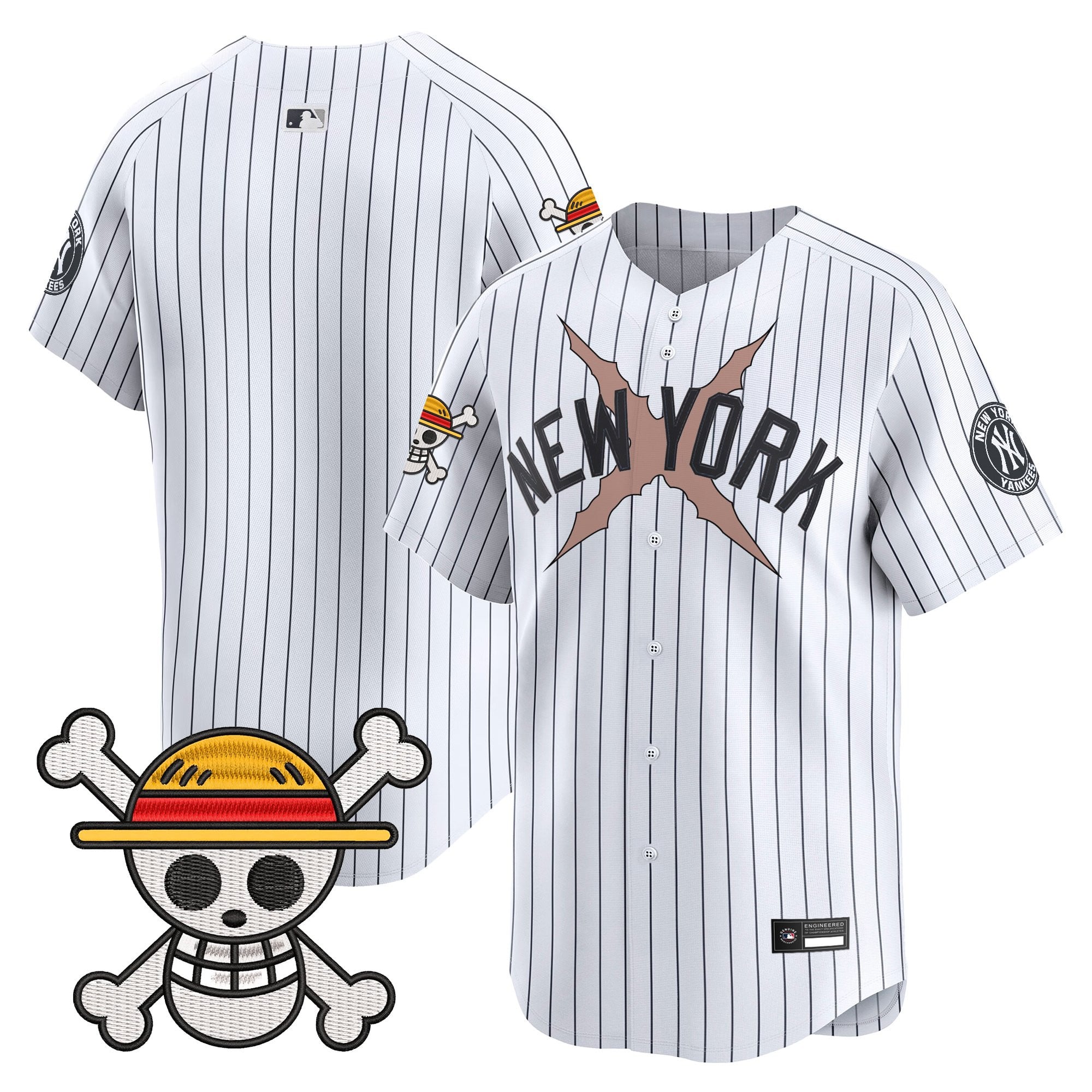Men's New York Yankees x One Piece Vapor Premier Limited Jersey - Stitched