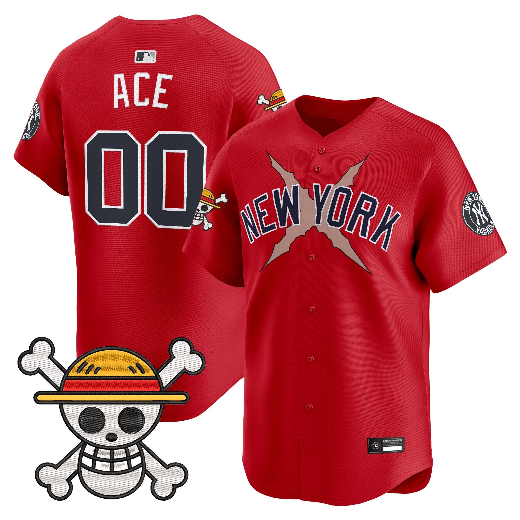 Men's New York Yankees x One Piece Vapor Premier Limited Jersey - Stitched