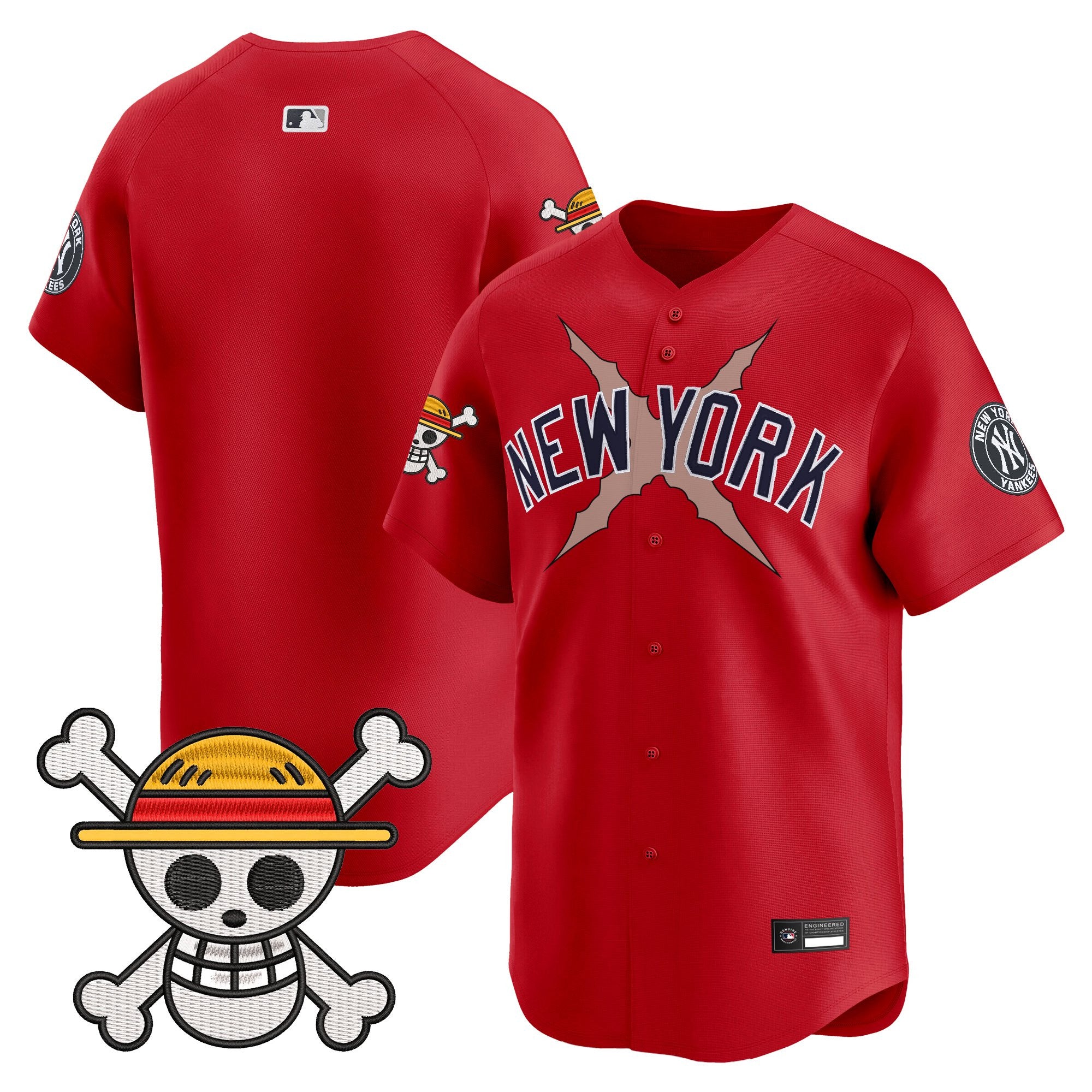 Men's New York Yankees x One Piece Vapor Premier Limited Jersey - Stitched