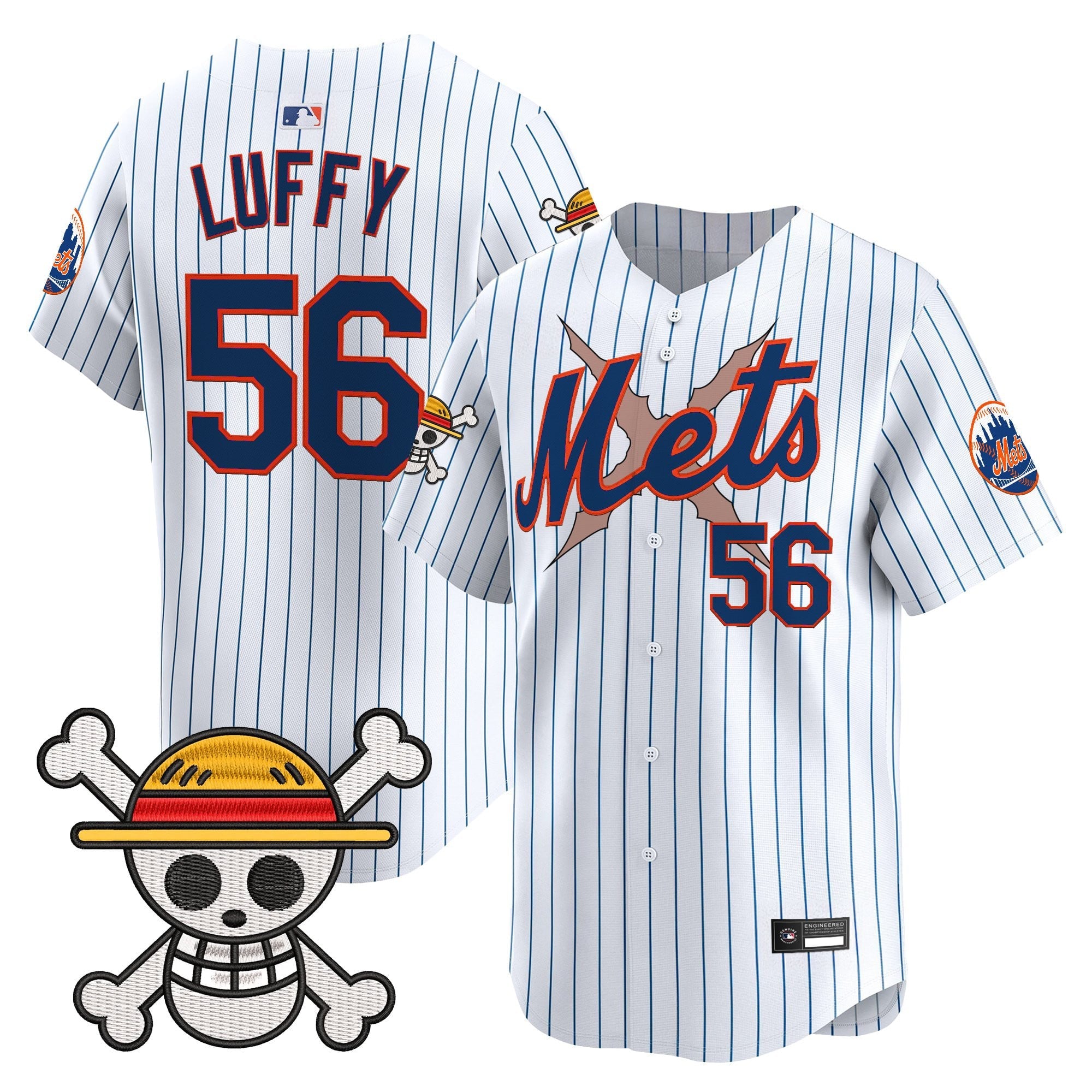 Men's New York Mets x One Piece Vapor Premier Limited Jersey - Stitched