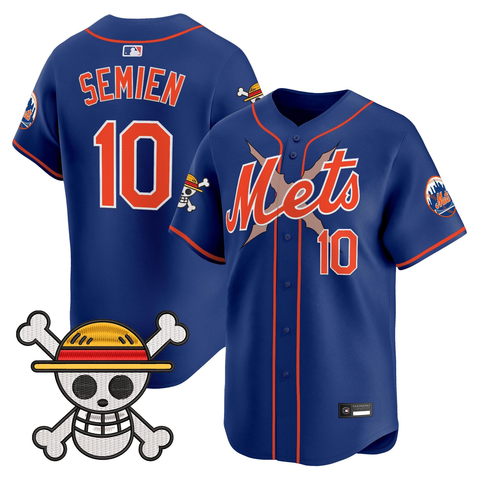 Men's New York Mets x One Piece Vapor Premier Limited Jersey - Stitched