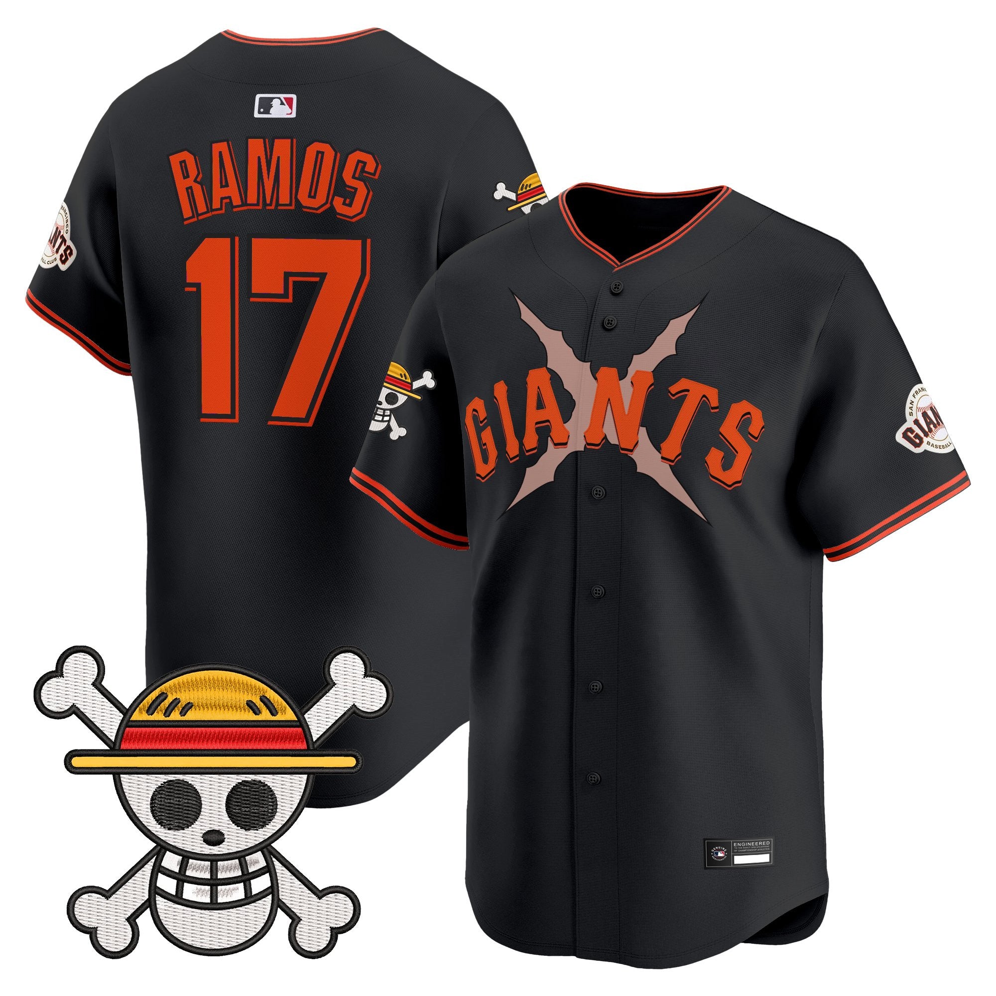 Men's San Francisco Giants x One Piece Vapor Premier Limited Jersey - Stitched