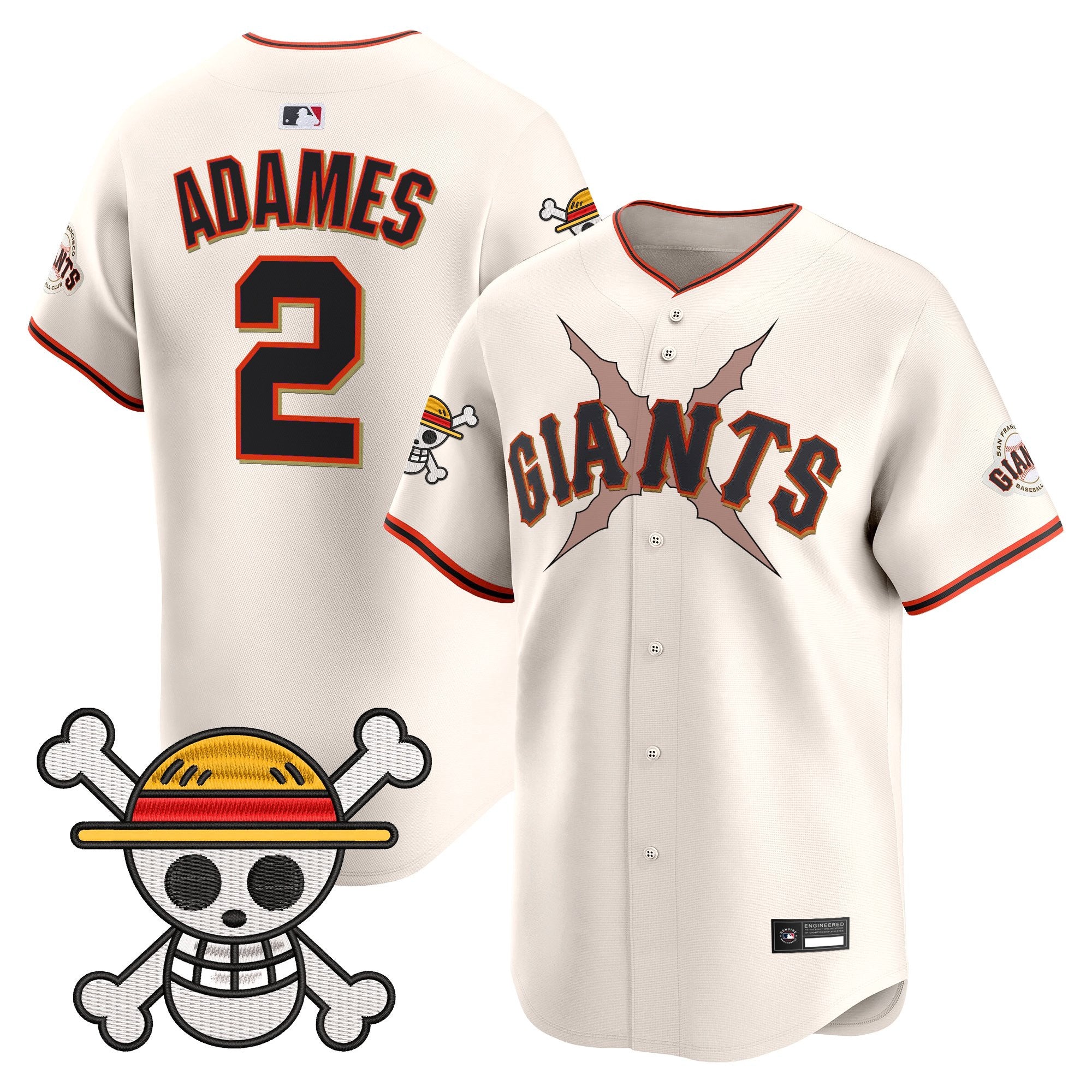 Men's San Francisco Giants x One Piece Vapor Premier Limited Jersey - Stitched