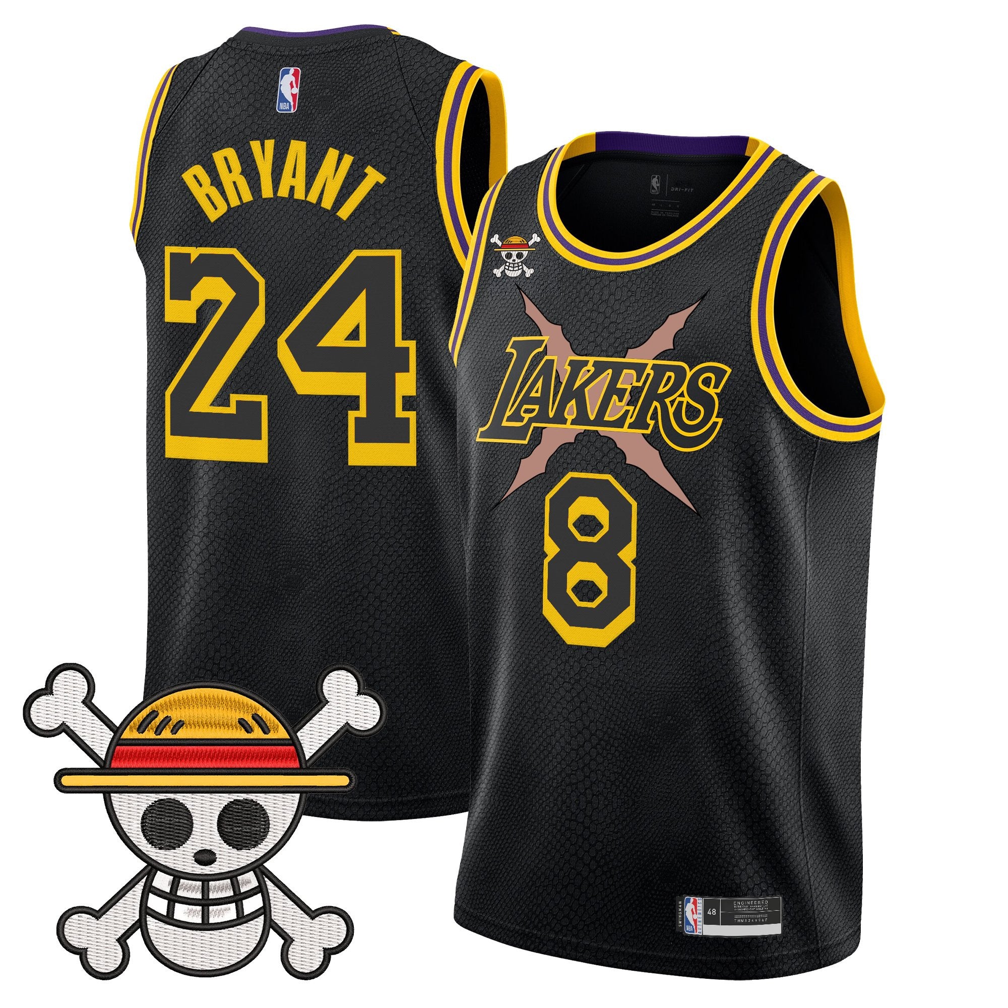 Men's Los Angeles Lakers x One Piece Swingman Jersey - Stitched