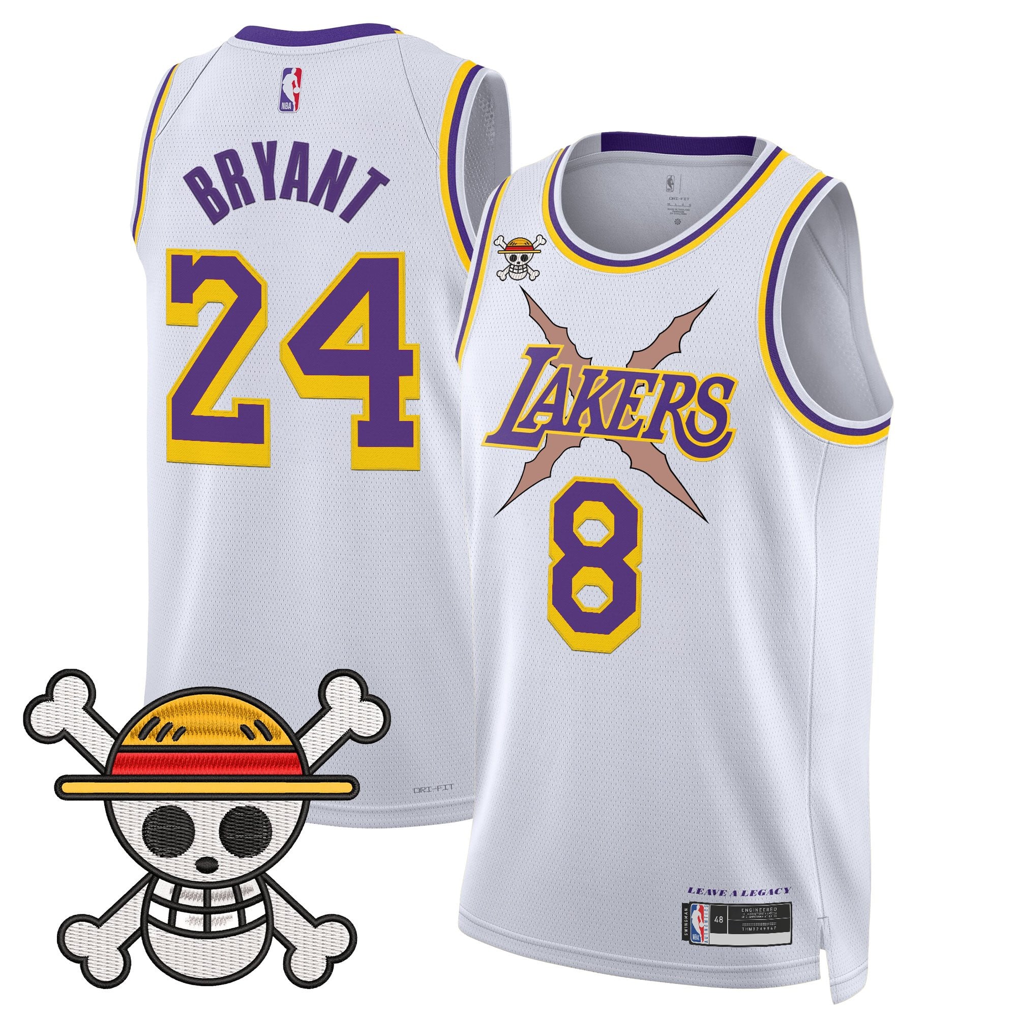 Men's Los Angeles Lakers x One Piece Swingman Jersey - Stitched