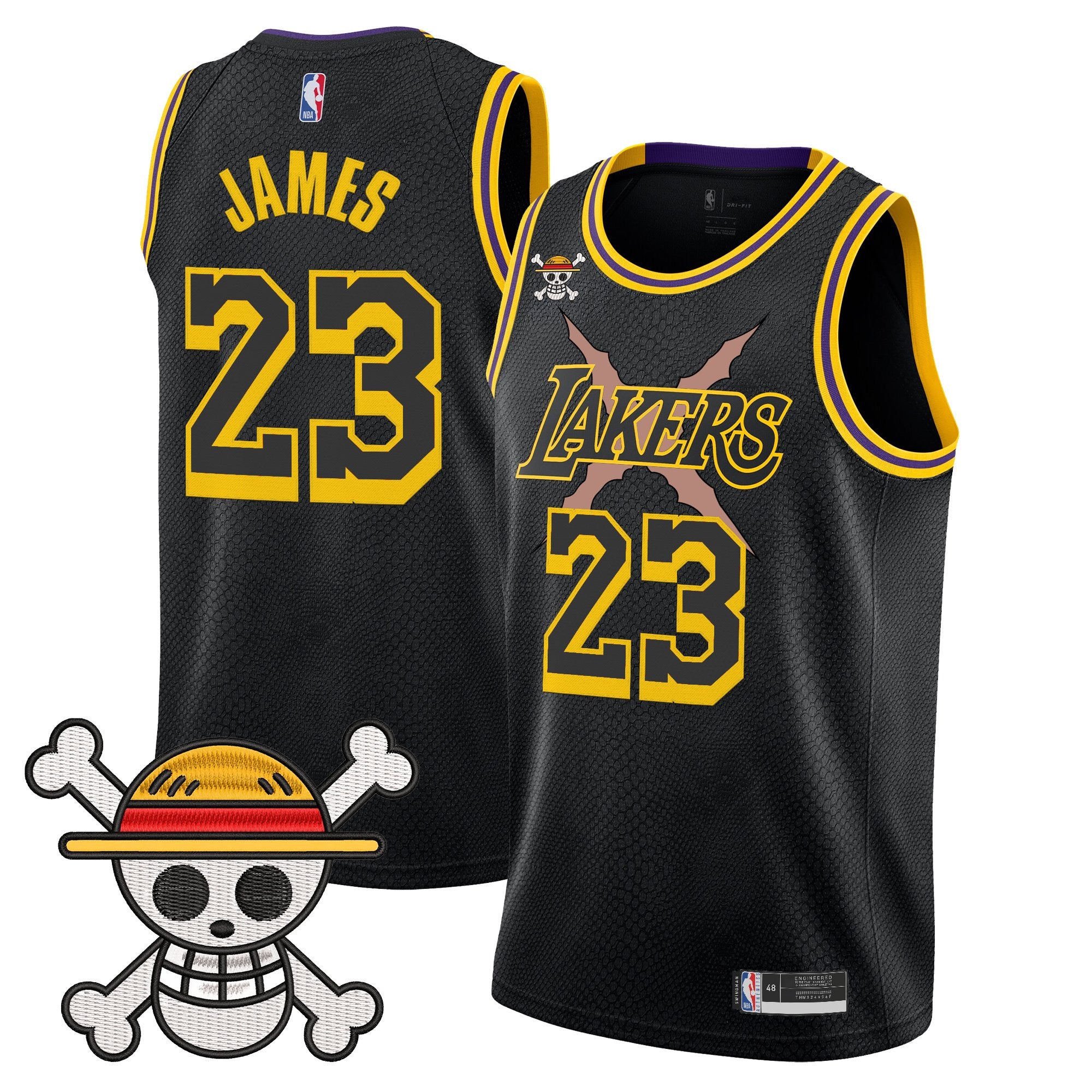 Men's Los Angeles Lakers x One Piece Swingman Jersey - Stitched