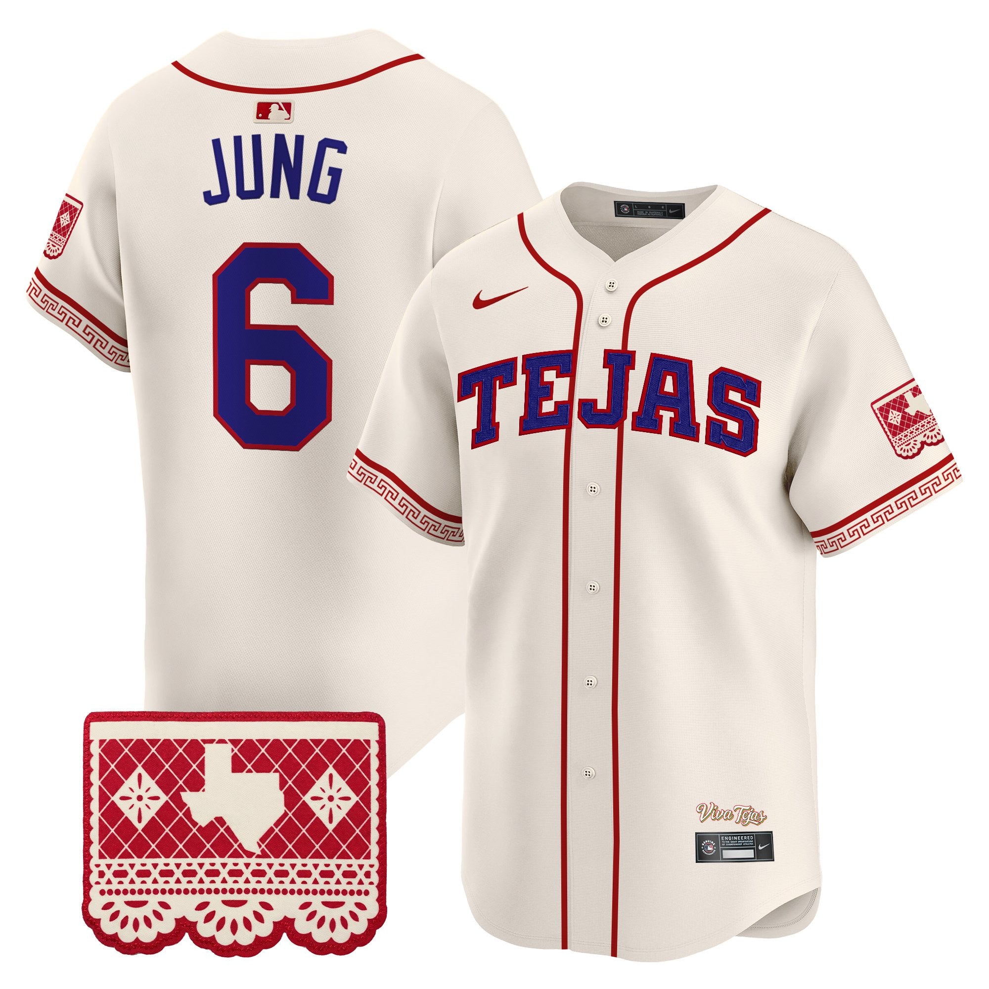 Men's Texas Rangers 2026 City Connect Vapor Premier Limited Jersey - All Stitched