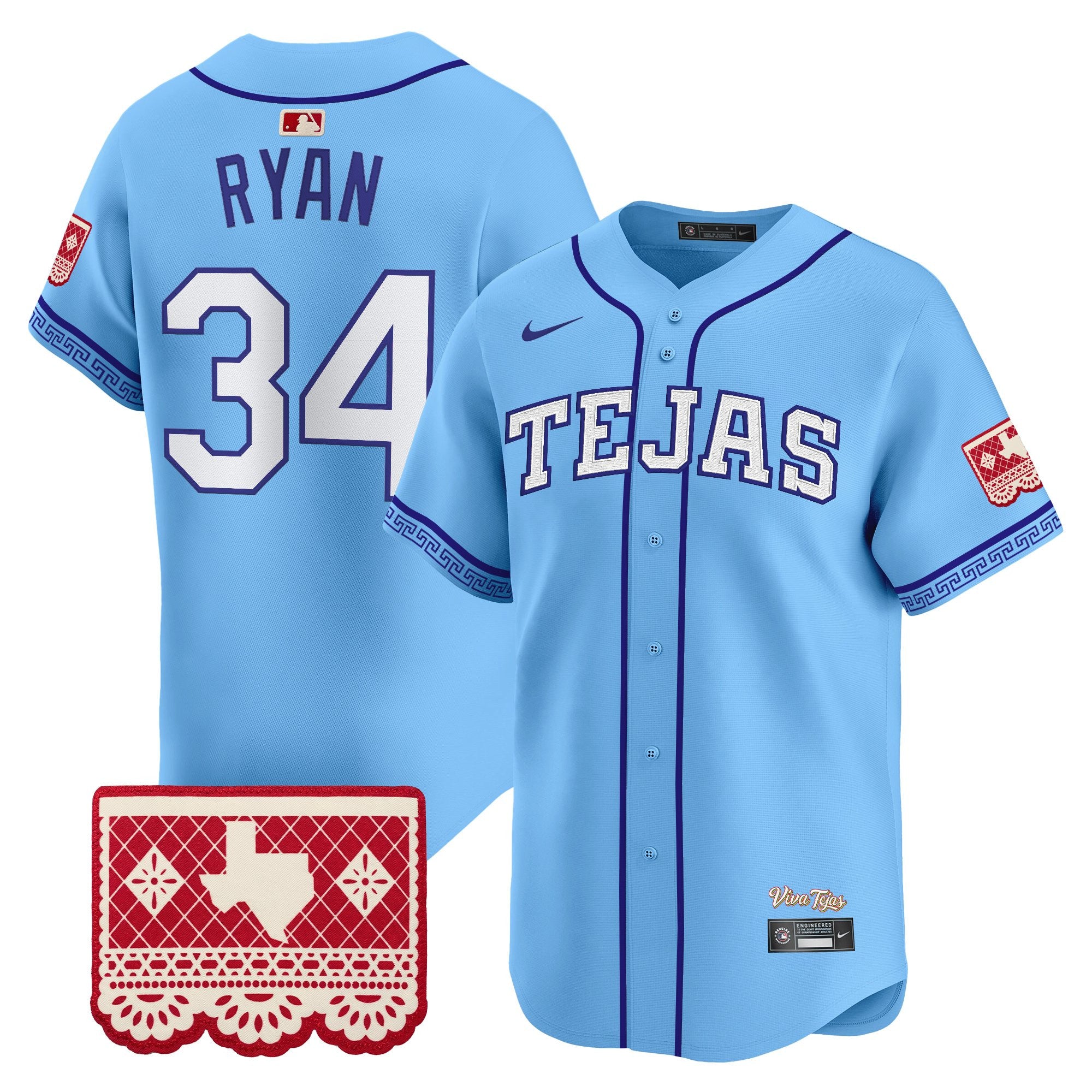 Men's Texas Rangers 2026 City Connect Vapor Premier Limited Jersey - All Stitched