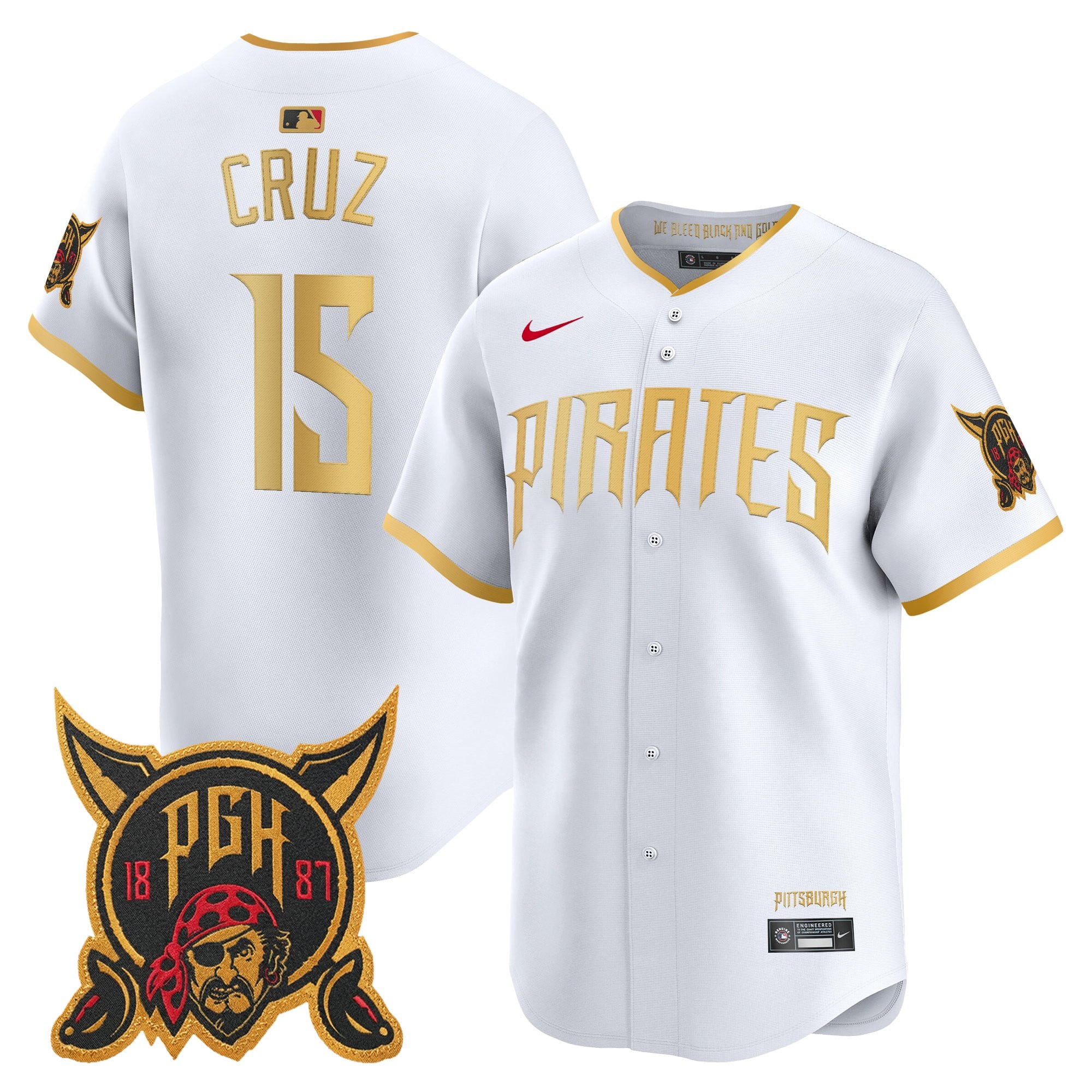 Men's Pittsburgh Pirates 2026 City Connect Vapor Premier Limited Jersey - All Stitched