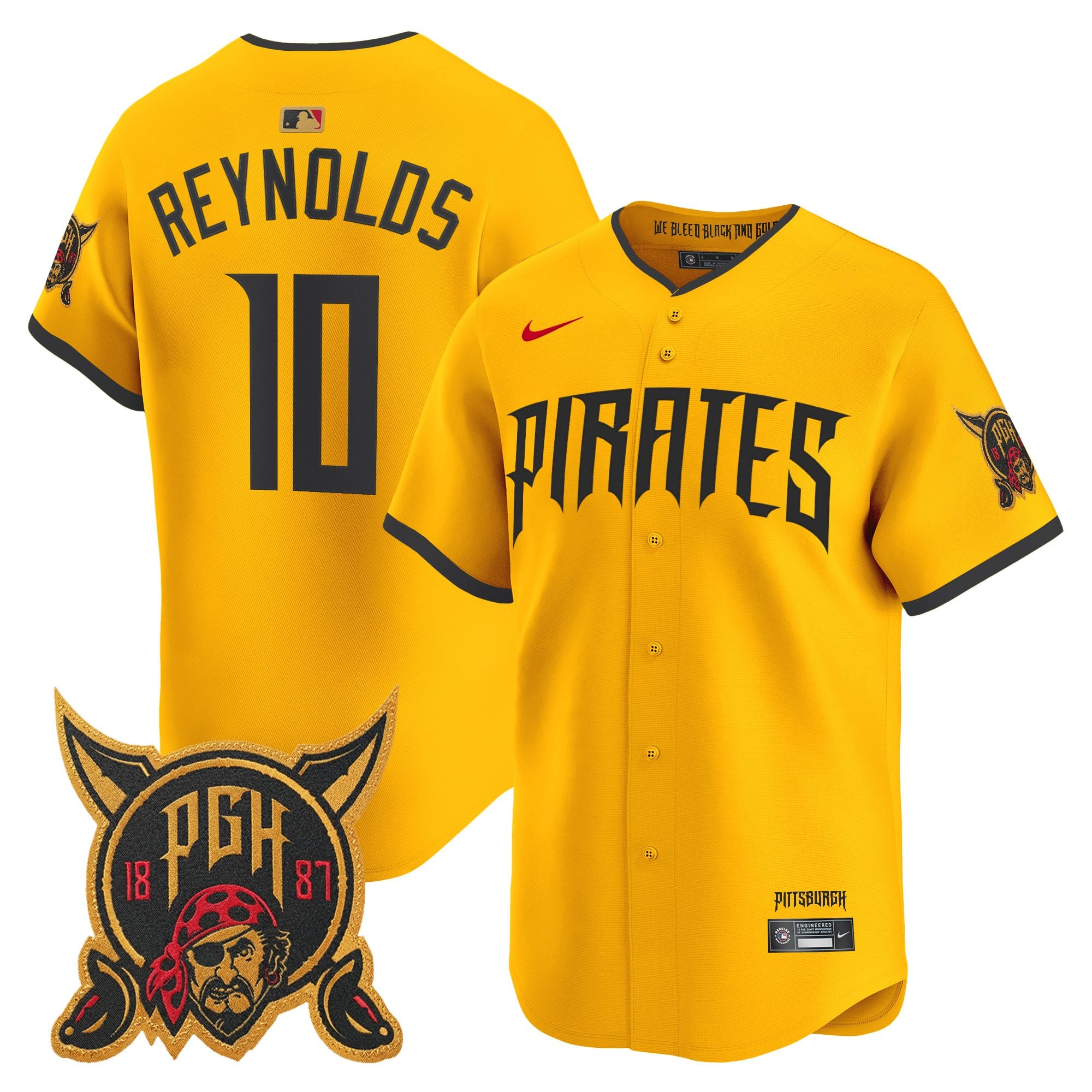 Men's Pittsburgh Pirates 2026 City Connect Vapor Premier Limited Jersey - All Stitched
