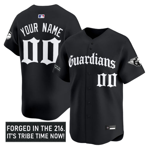 Cleveland Guardians 'Gothic Iron Edition' Vapor Premier Limited Custom Jersey - All Stitched