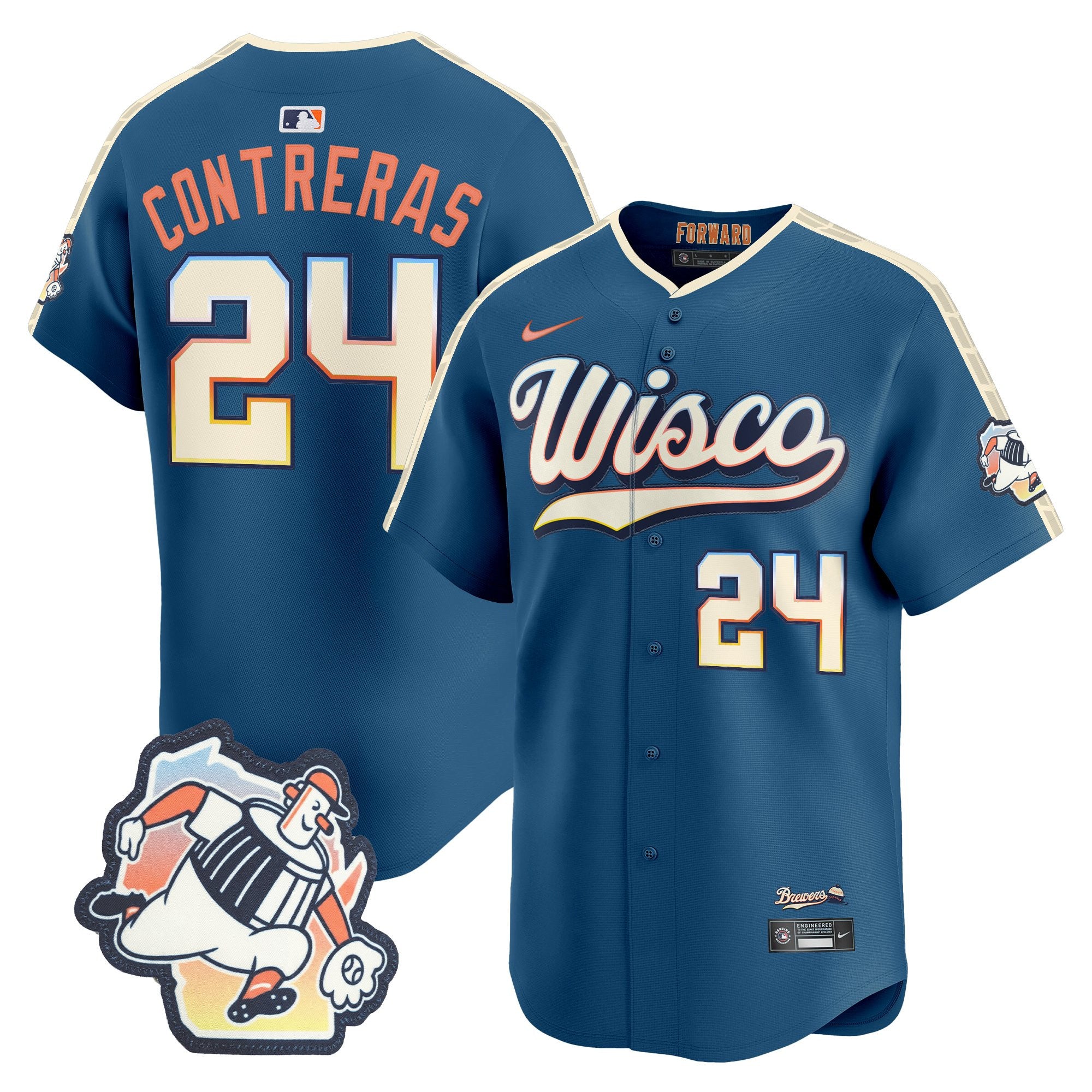 Milwaukee Brewers 2026 City Connect Vapor Premier Limited Jersey - All Stitched