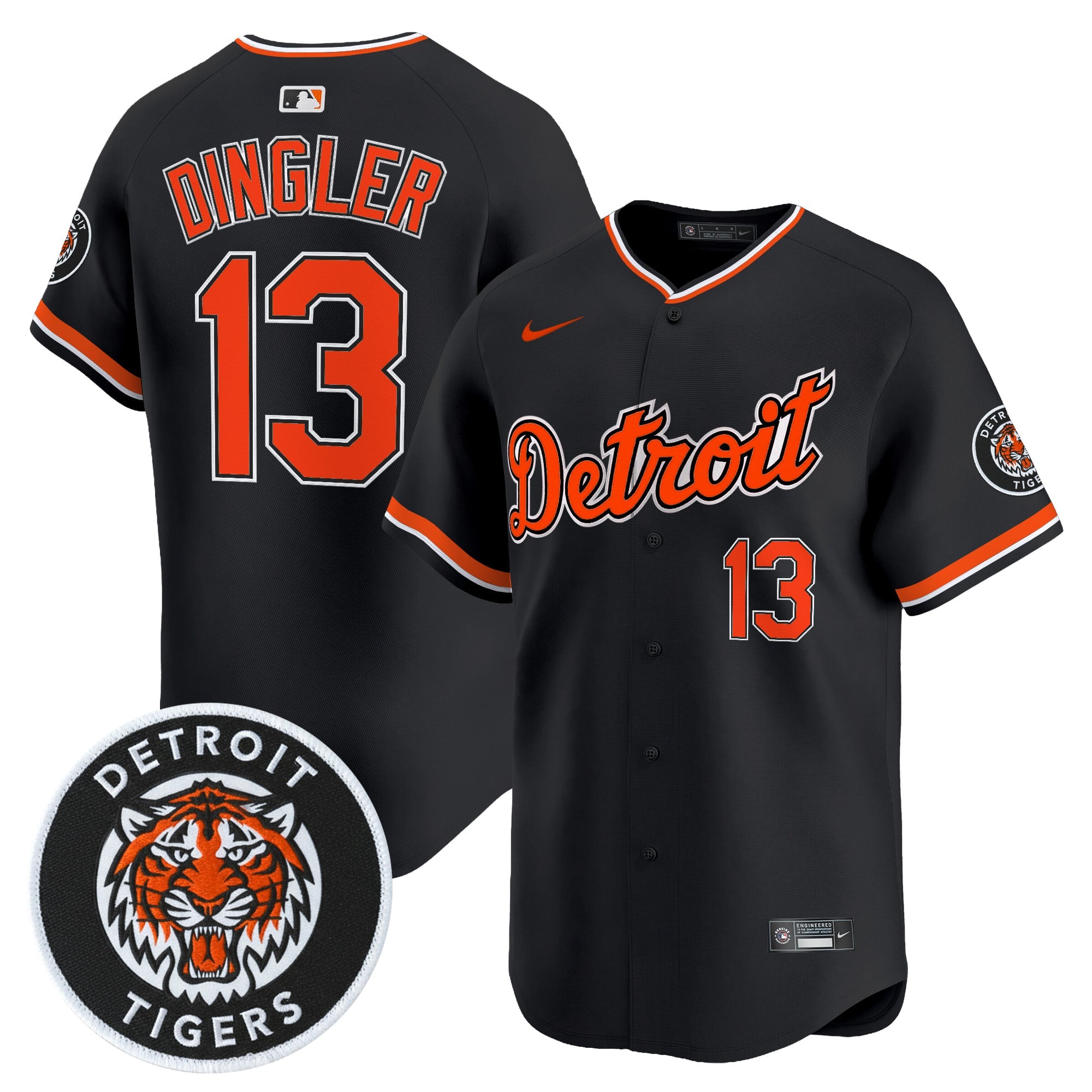 Men's Detroit Tigers 2026 Alternate Vapor Premier Limited Jersey - All Stitched