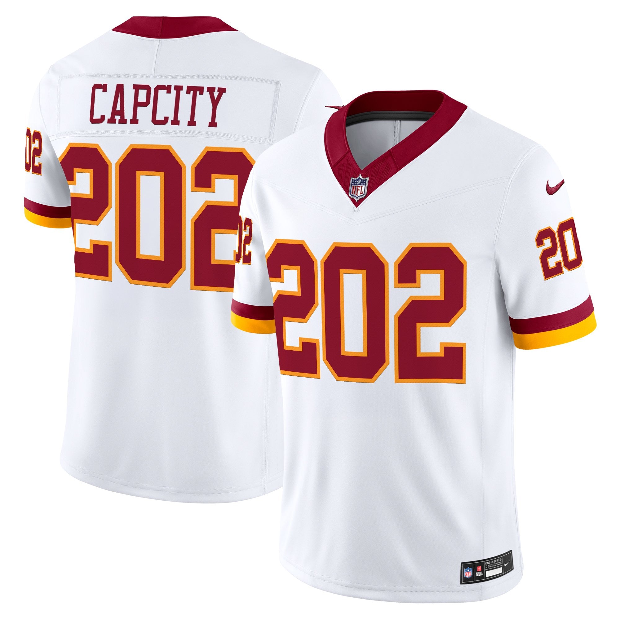 Men's Washington Commanders Throwback Vapor Limited Jersey - All Stitched