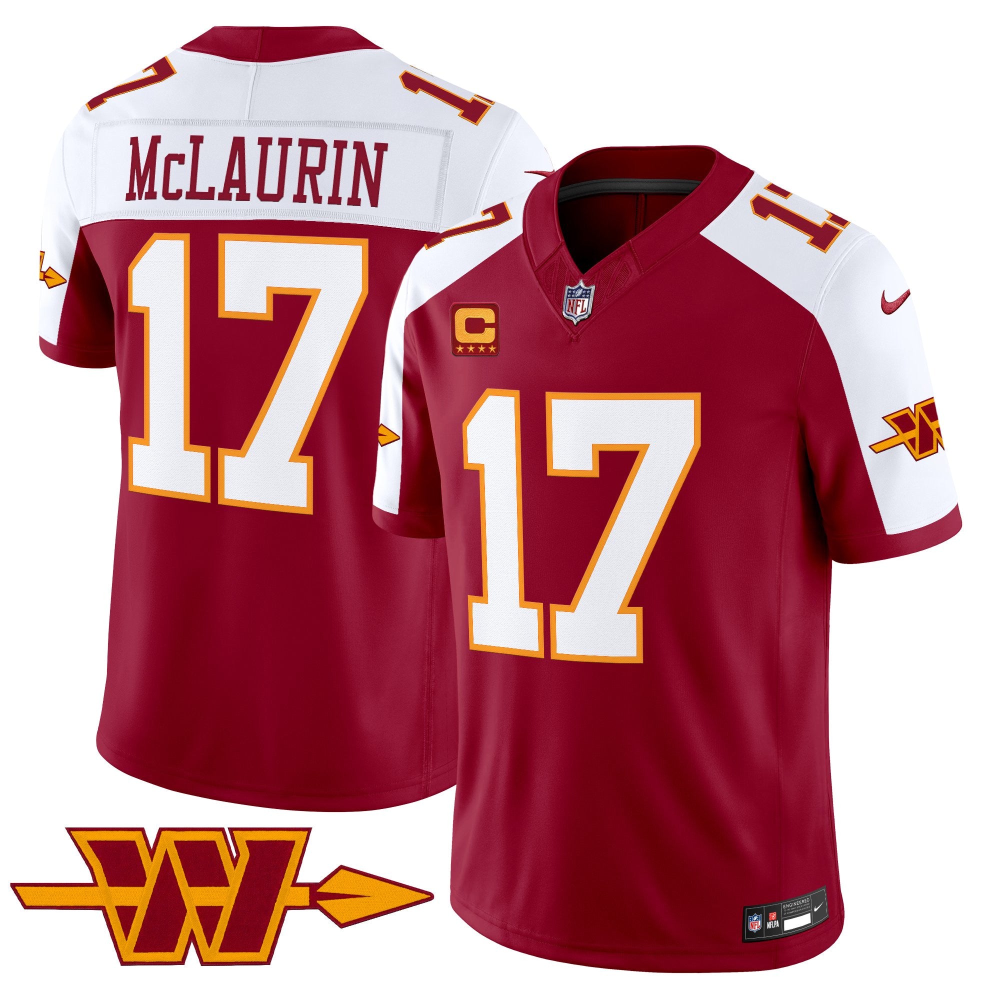 Men's Washington Commanders Throwback Vapor Limited Jersey - All Stitched