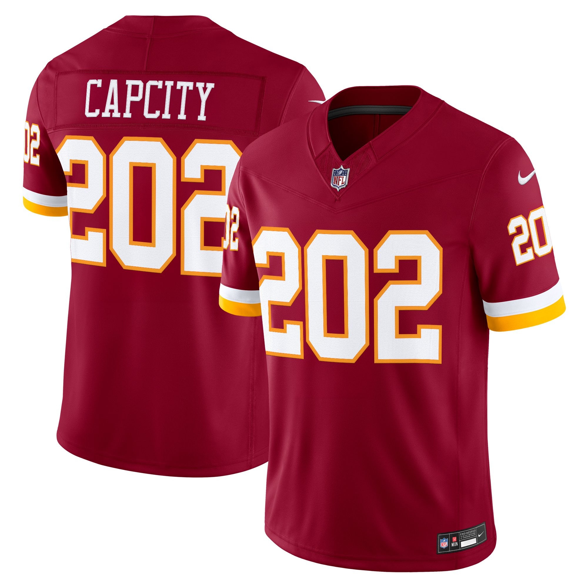 Men's Washington Commanders Throwback Vapor Limited Jersey - All Stitched