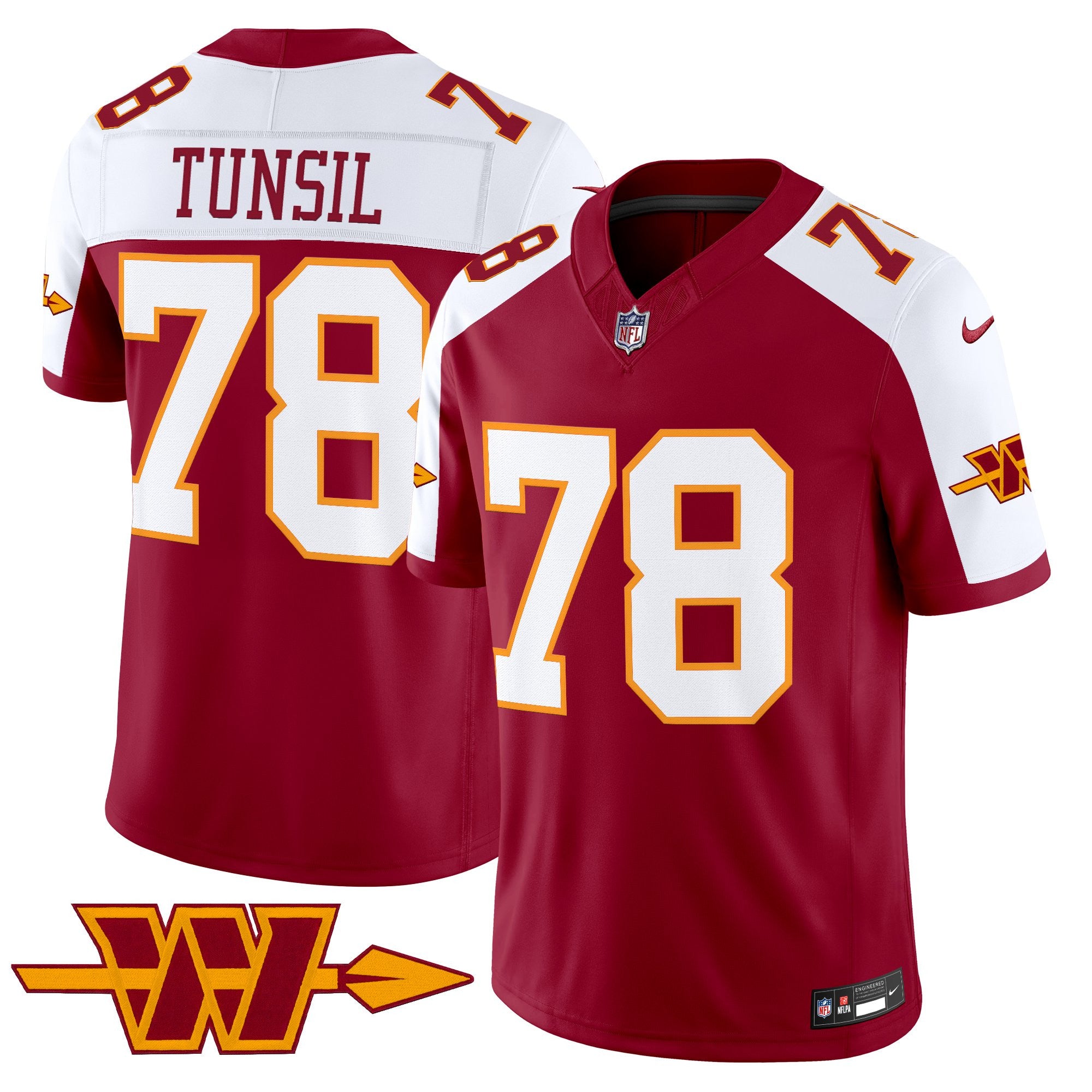 Men's Washington Commanders Throwback Vapor Limited Jersey - All Stitched