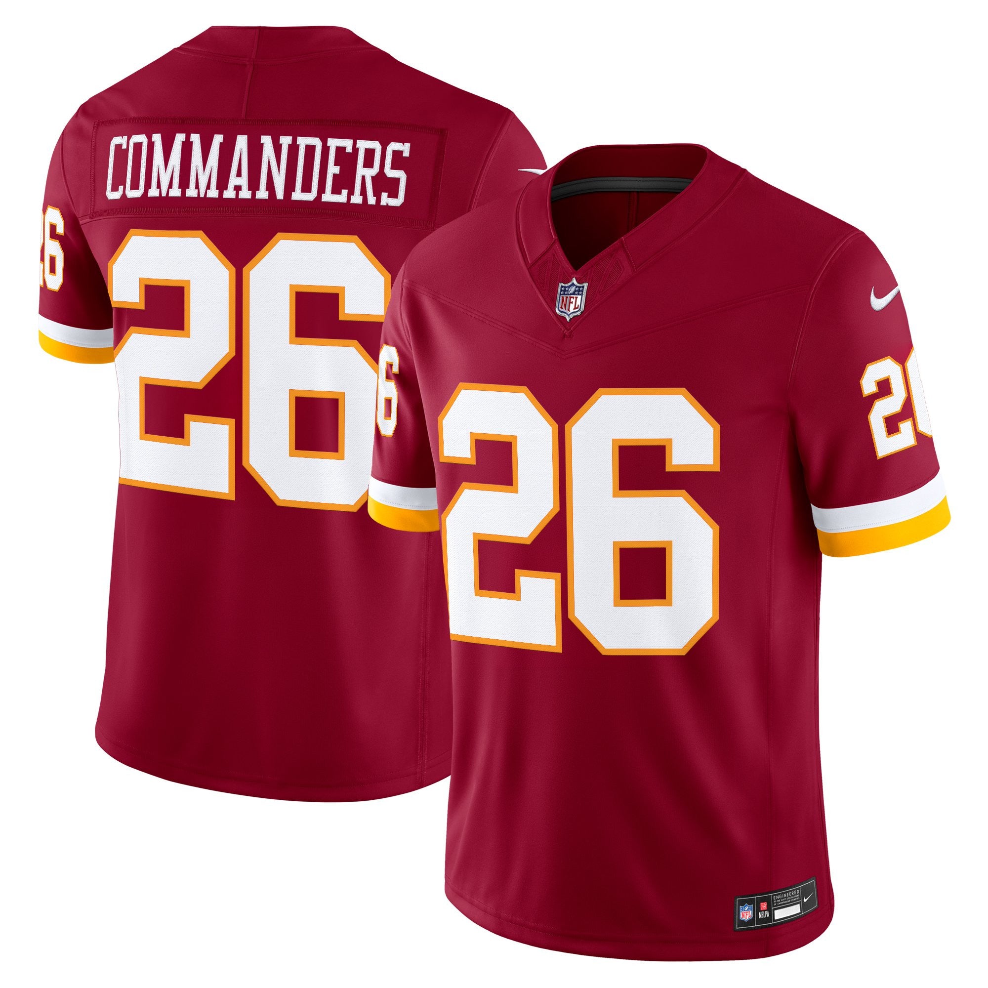 Men's Washington Commanders Throwback Vapor Limited Jersey - All Stitched
