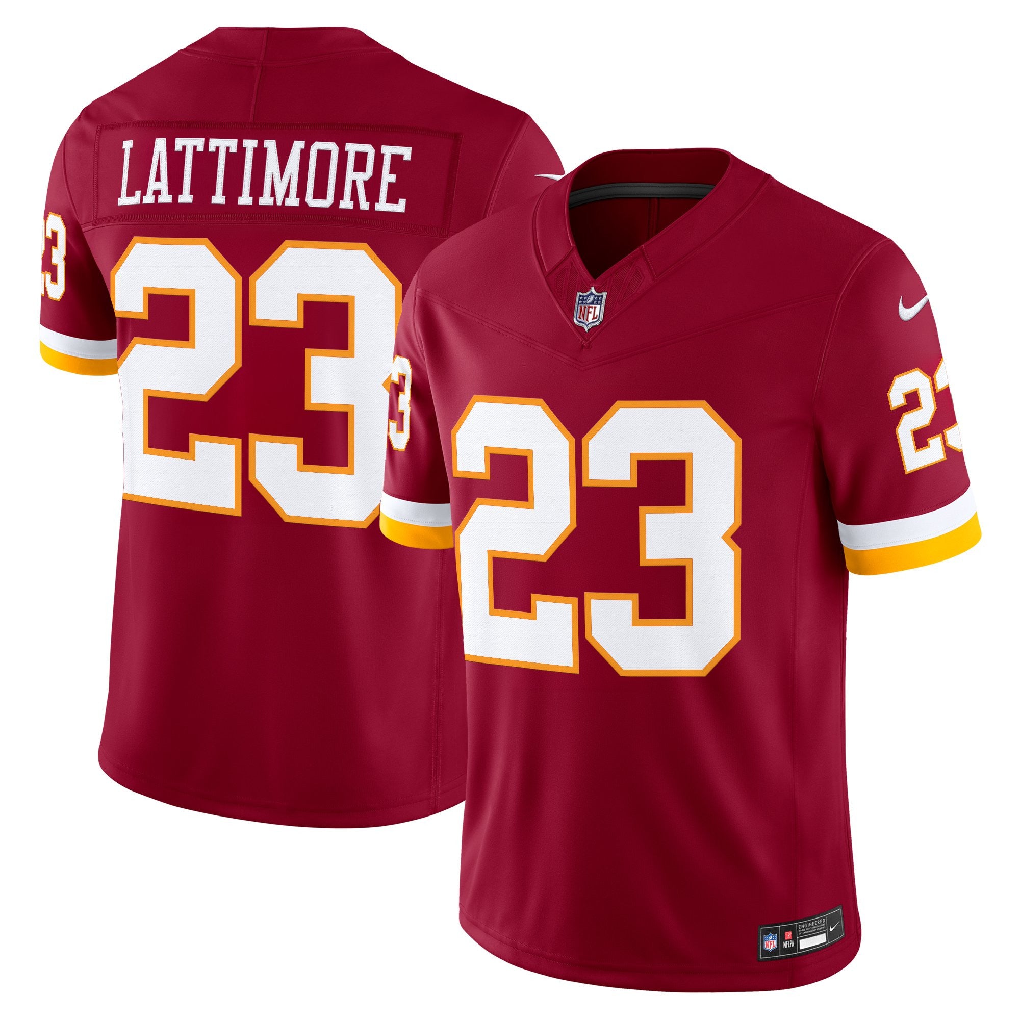 Men's Washington Commanders Throwback Vapor Limited Jersey - All Stitched