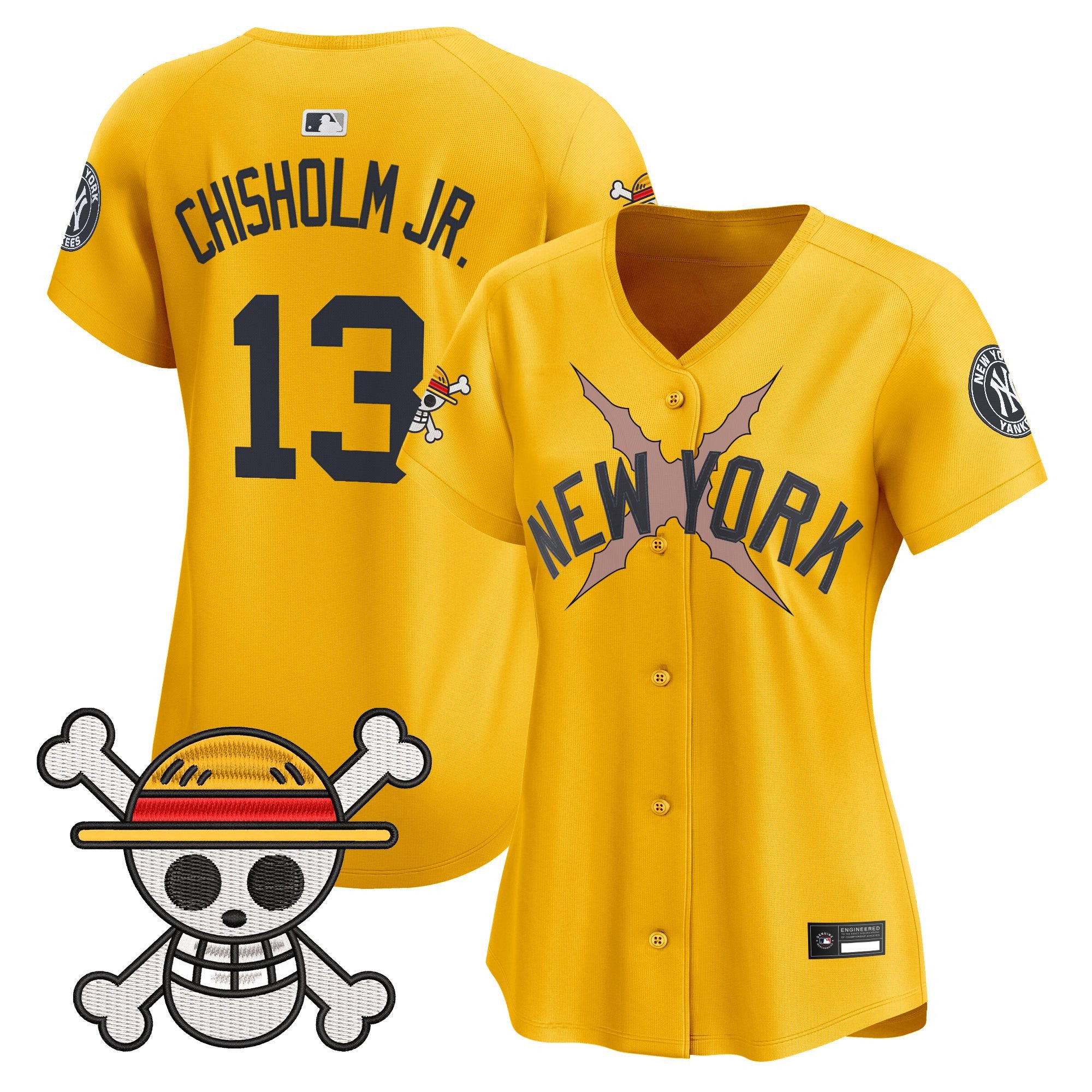Women's New York Yankees x One Piece Vapor Premier Limited Jersey - Stitched