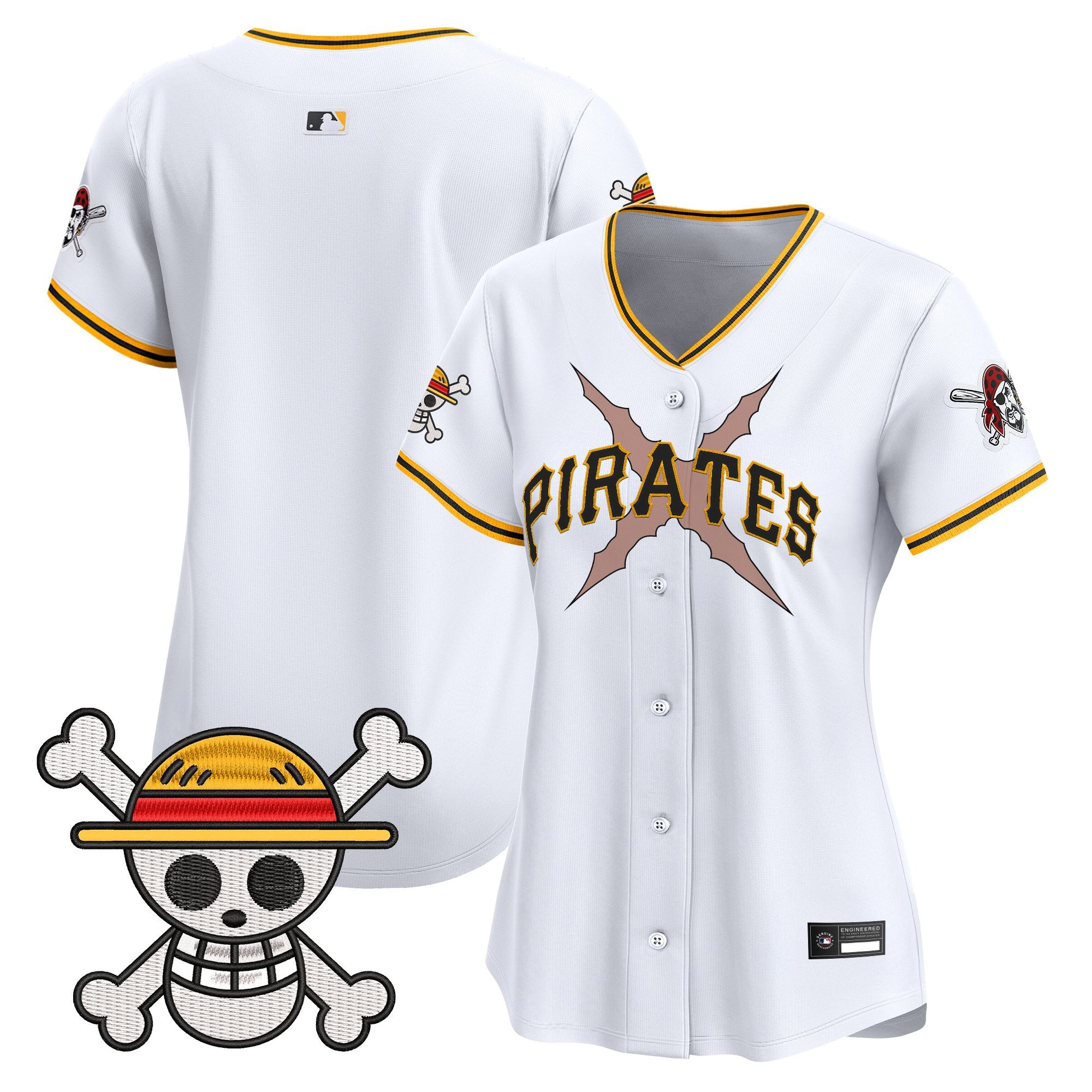 Women's Pittsburgh Pirates x One Piece Vapor Premier Limited Jersey - Stitched