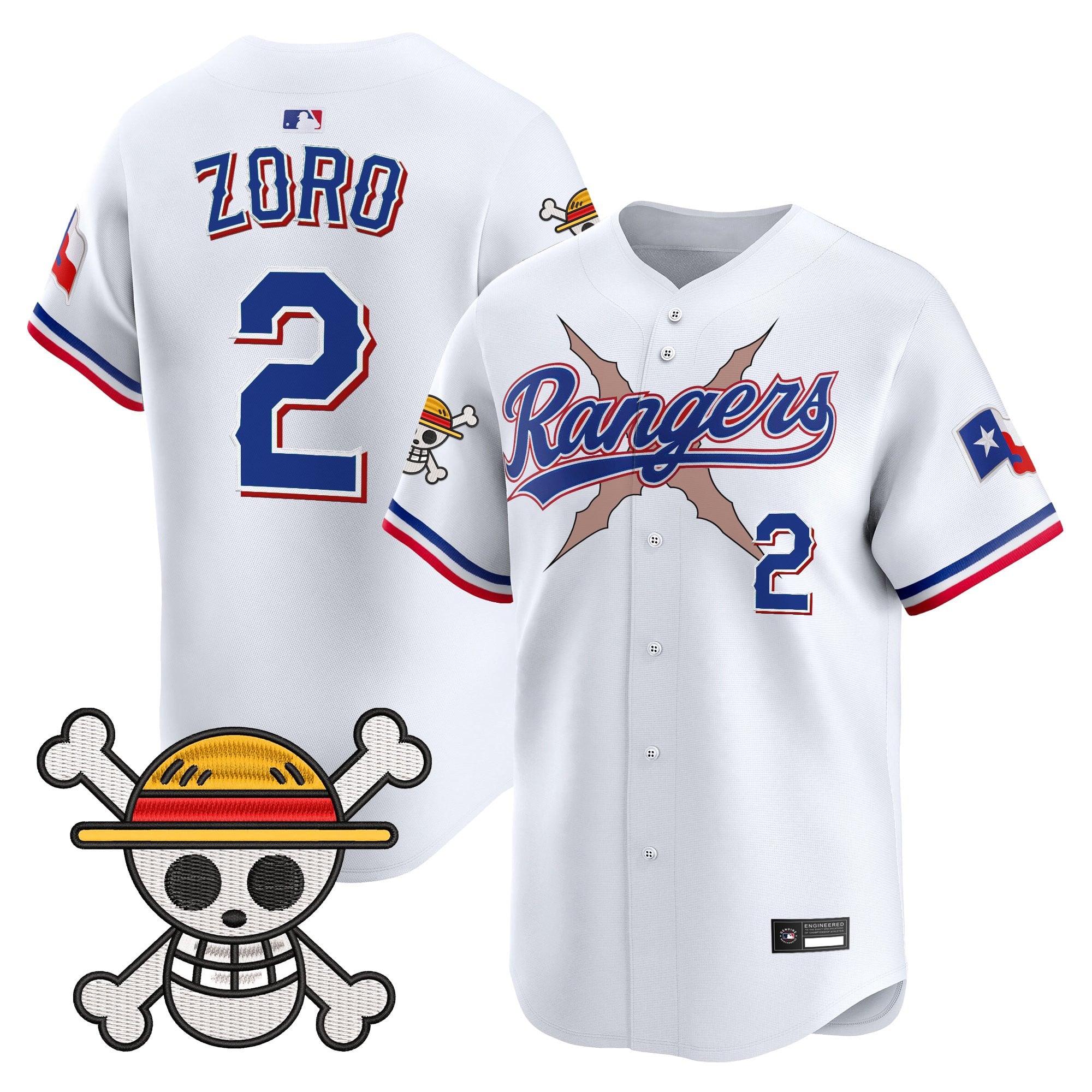 Men's Texas Rangers x One Piece Vapor Premier Limited Jersey - Stitched