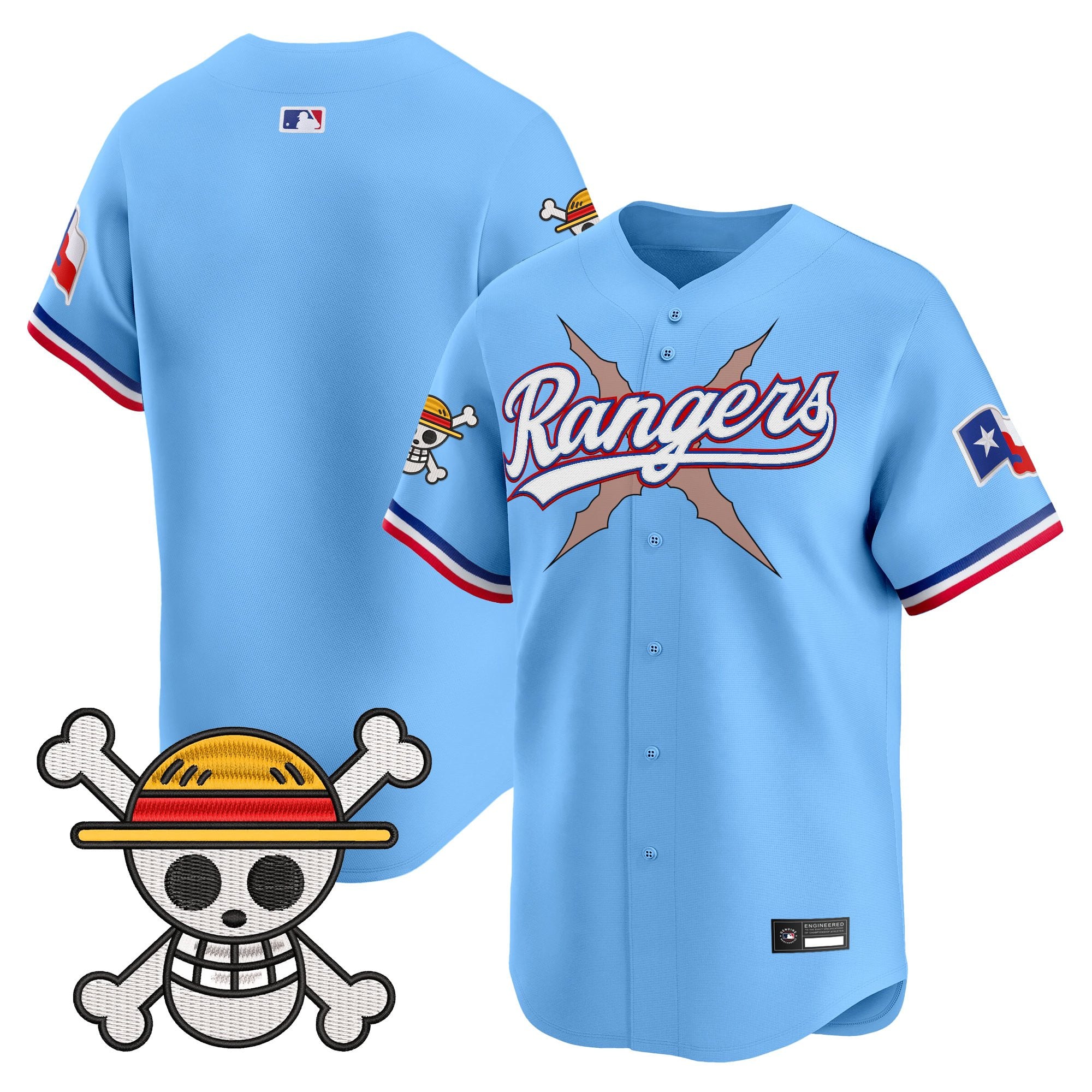 Men's Texas Rangers x One Piece Vapor Premier Limited Jersey - Stitched