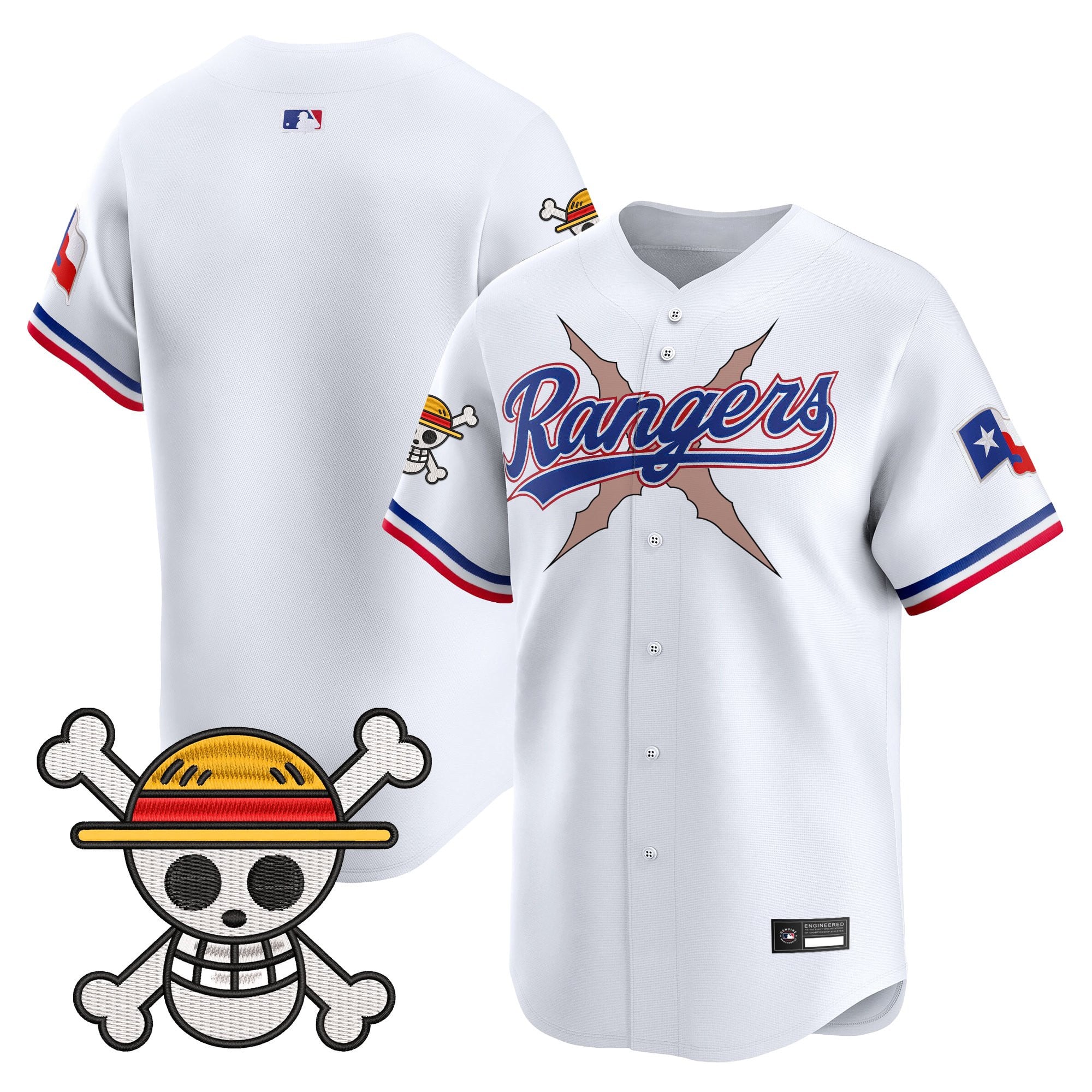 Men's Texas Rangers x One Piece Vapor Premier Limited Jersey - Stitched
