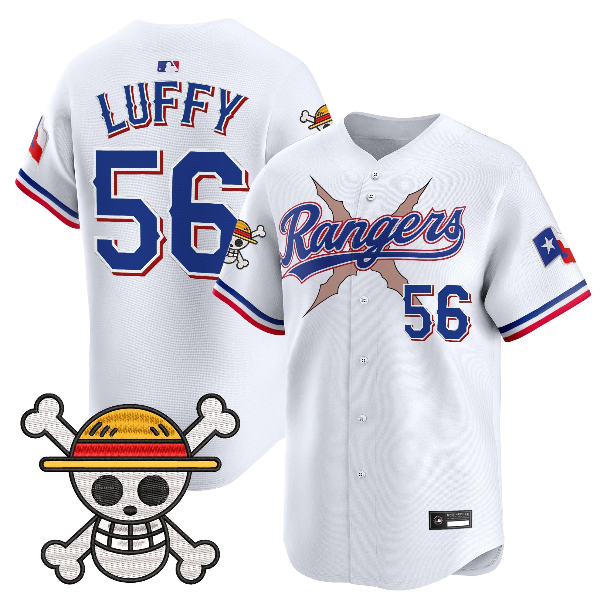 Men's Texas Rangers x One Piece Vapor Premier Limited Jersey - Stitched