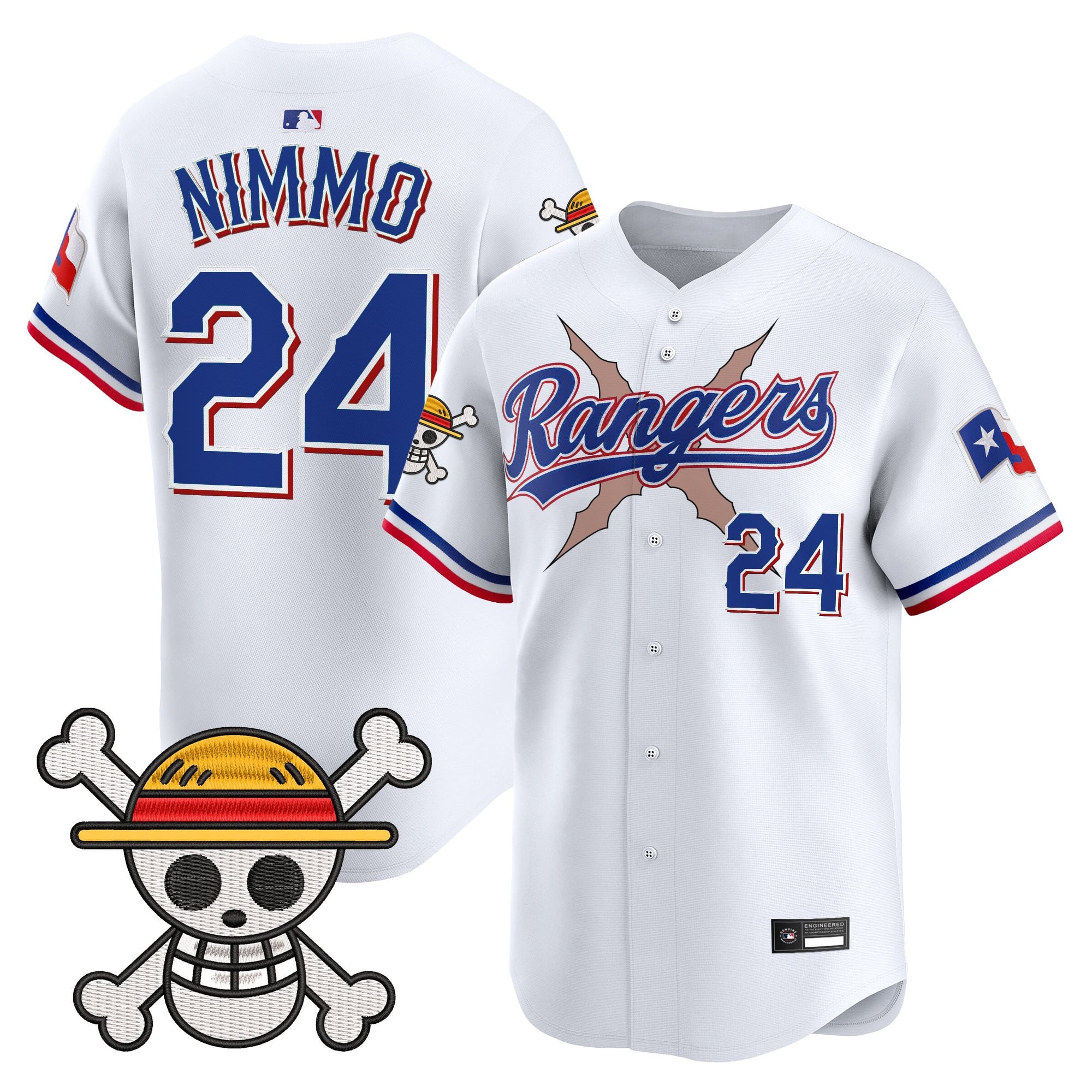 Men's Texas Rangers x One Piece Vapor Premier Limited Jersey - Stitched