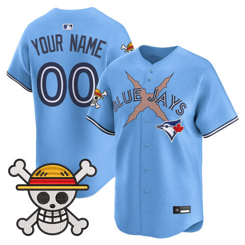 Blue Jays x One Piece Vapor Premier Limited Custom Jersey - Stitched