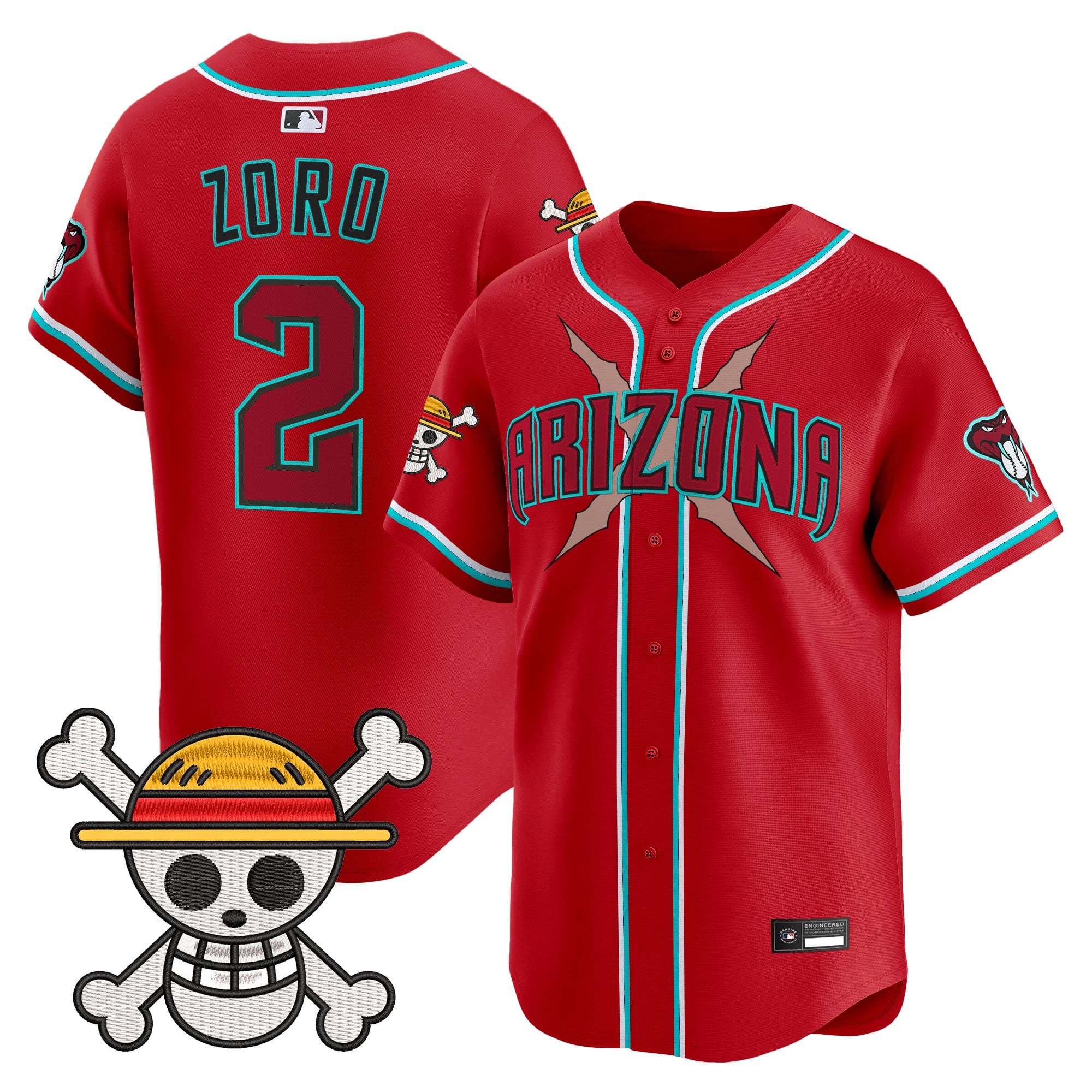 Men's Diamondbacks x One Piece Vapor Premier Limited Jersey - Stitched